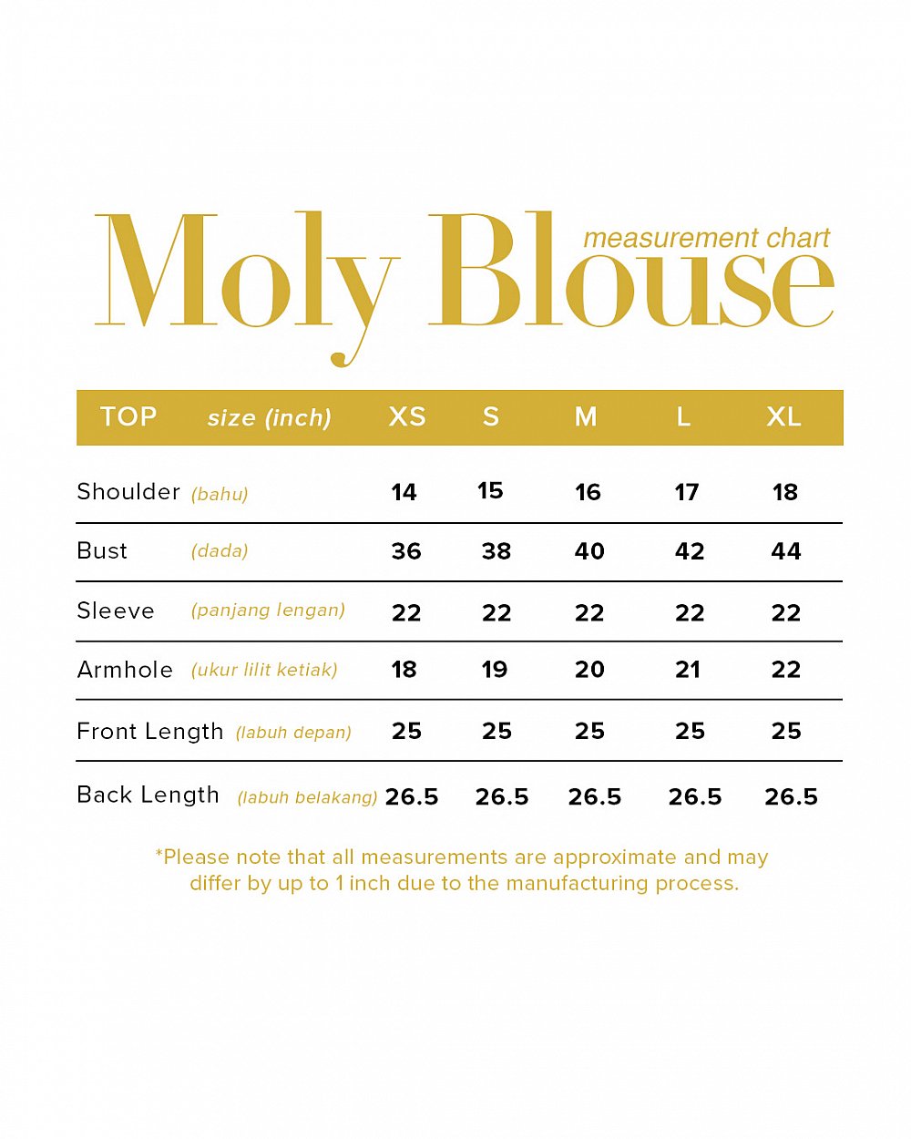 MOLY BLOUSE - POWDER BLUE