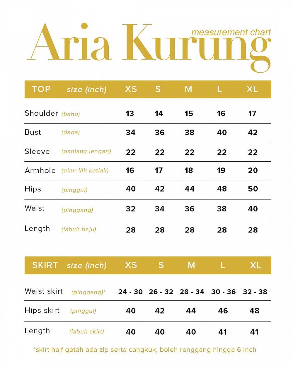ARIA KURUNG - BLACK