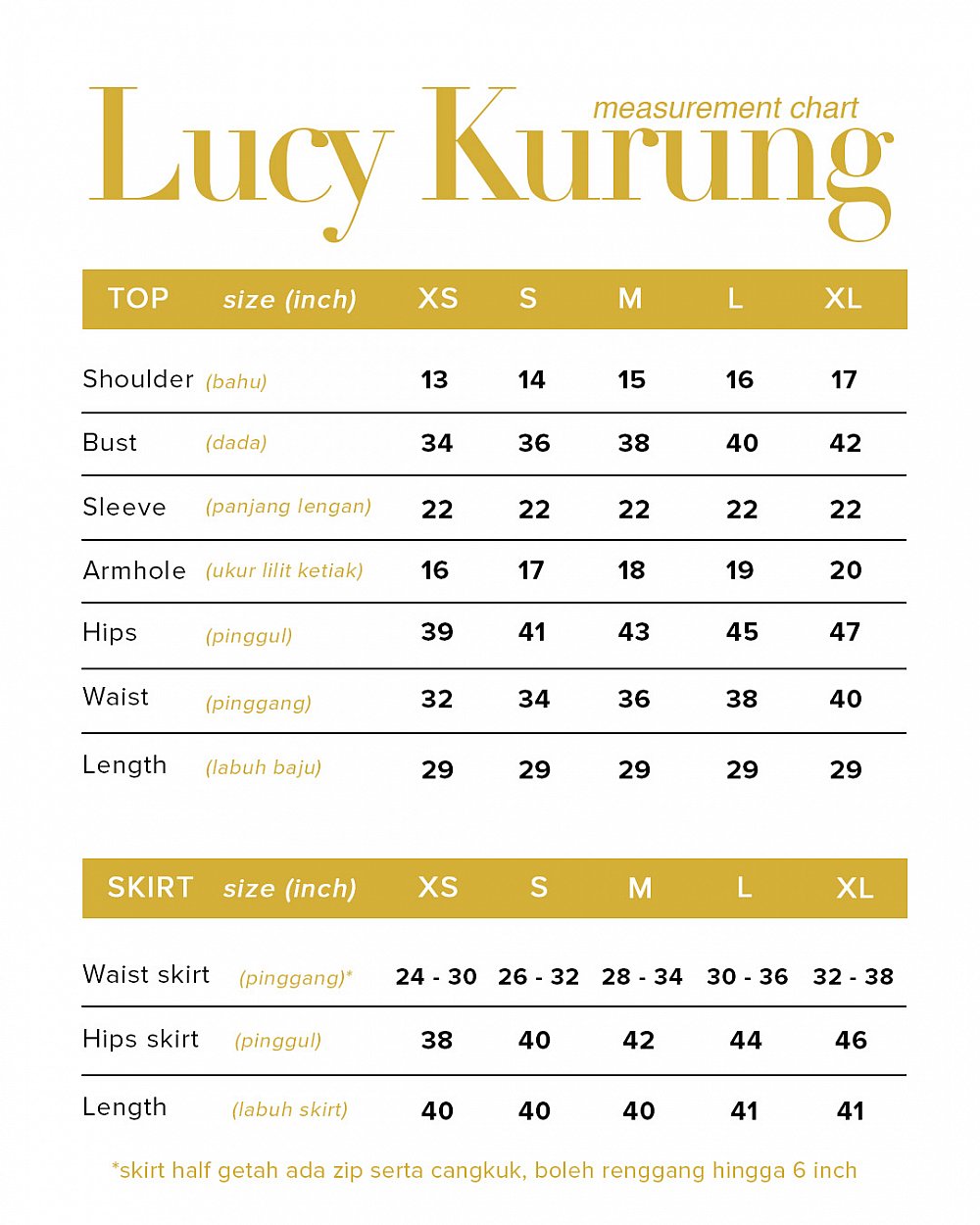LUCY KURUNG - CREAM CUSTARD