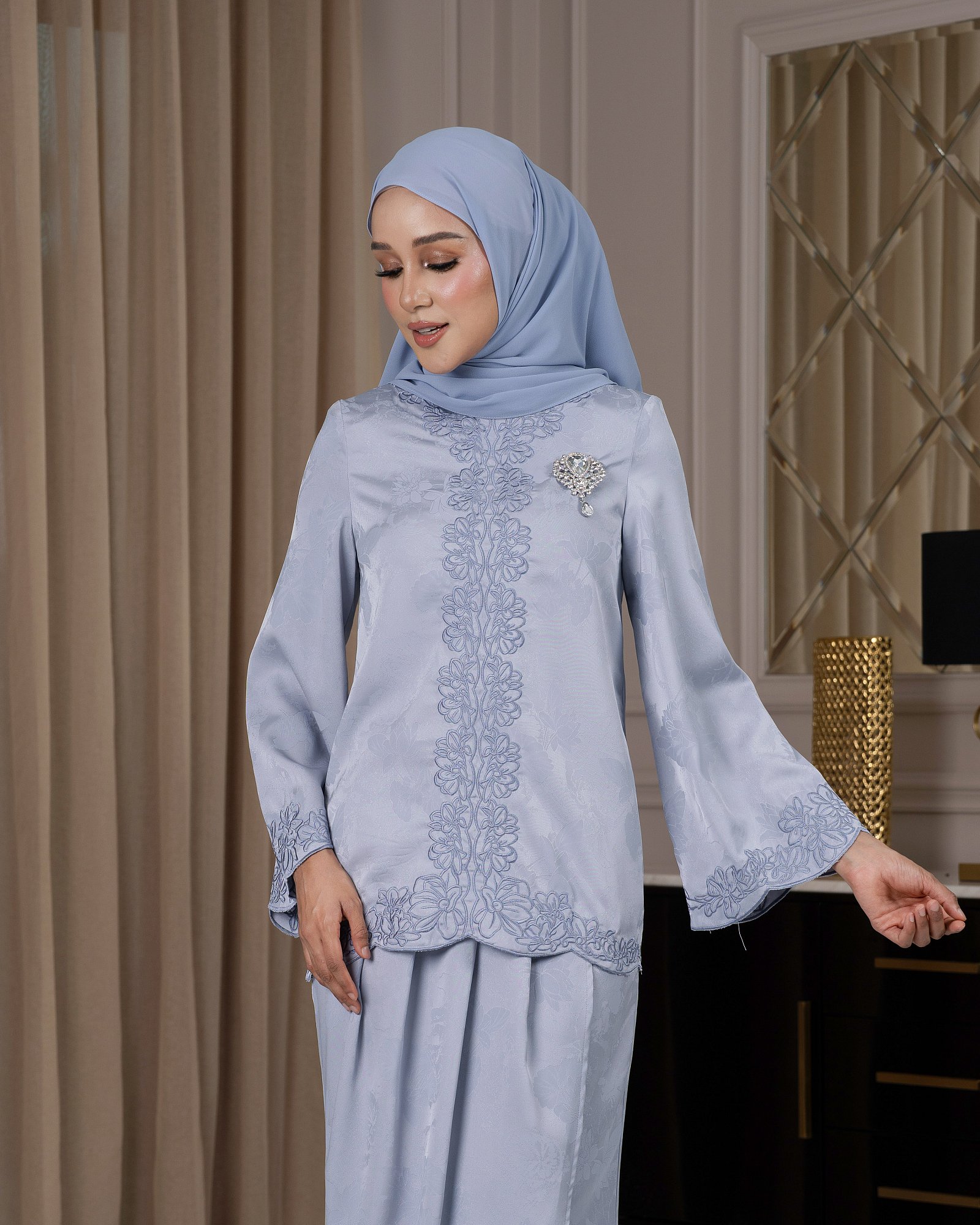 ARIA KURUNG - ASH BLUE