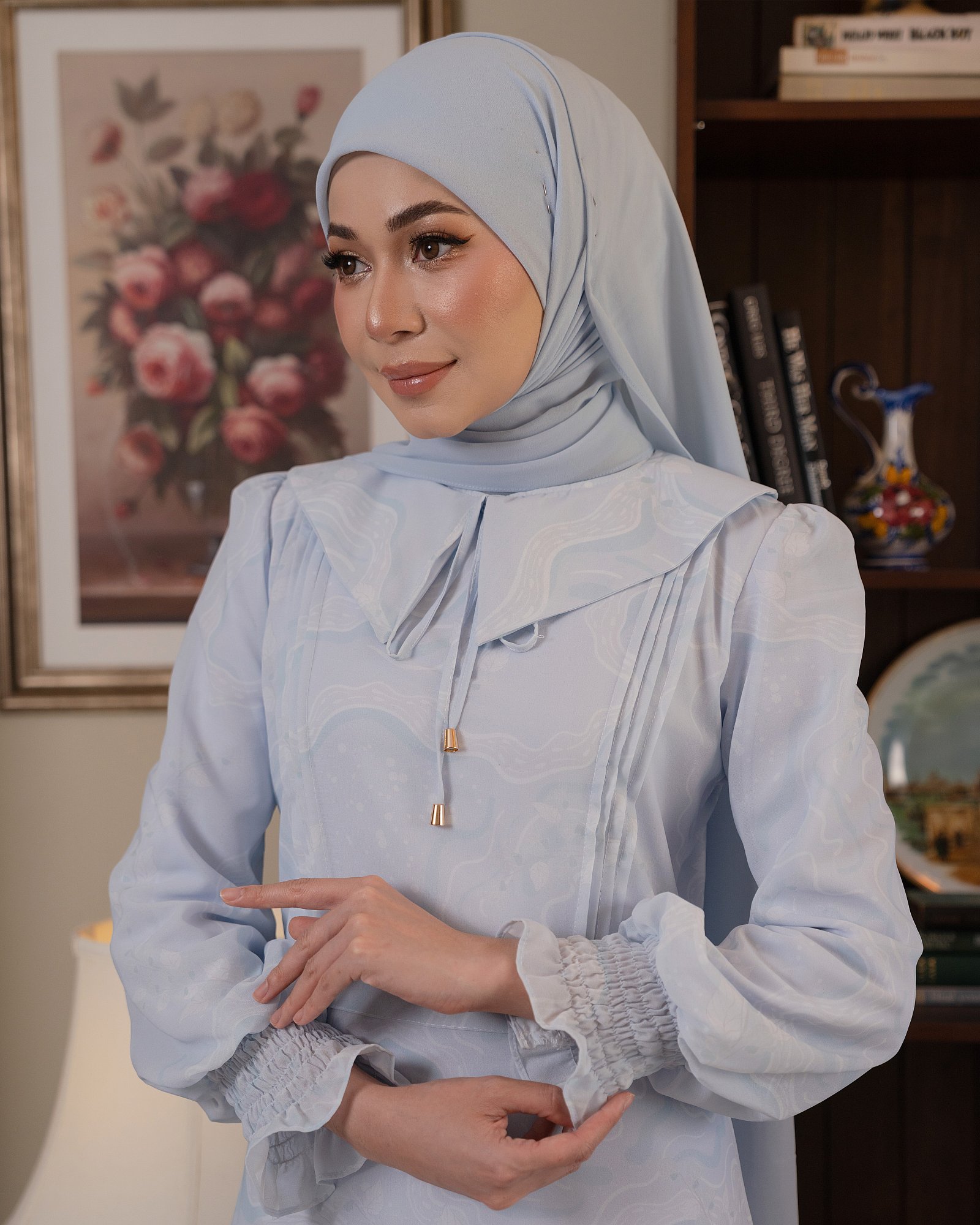 ELLE DRESS - BABY BLUE