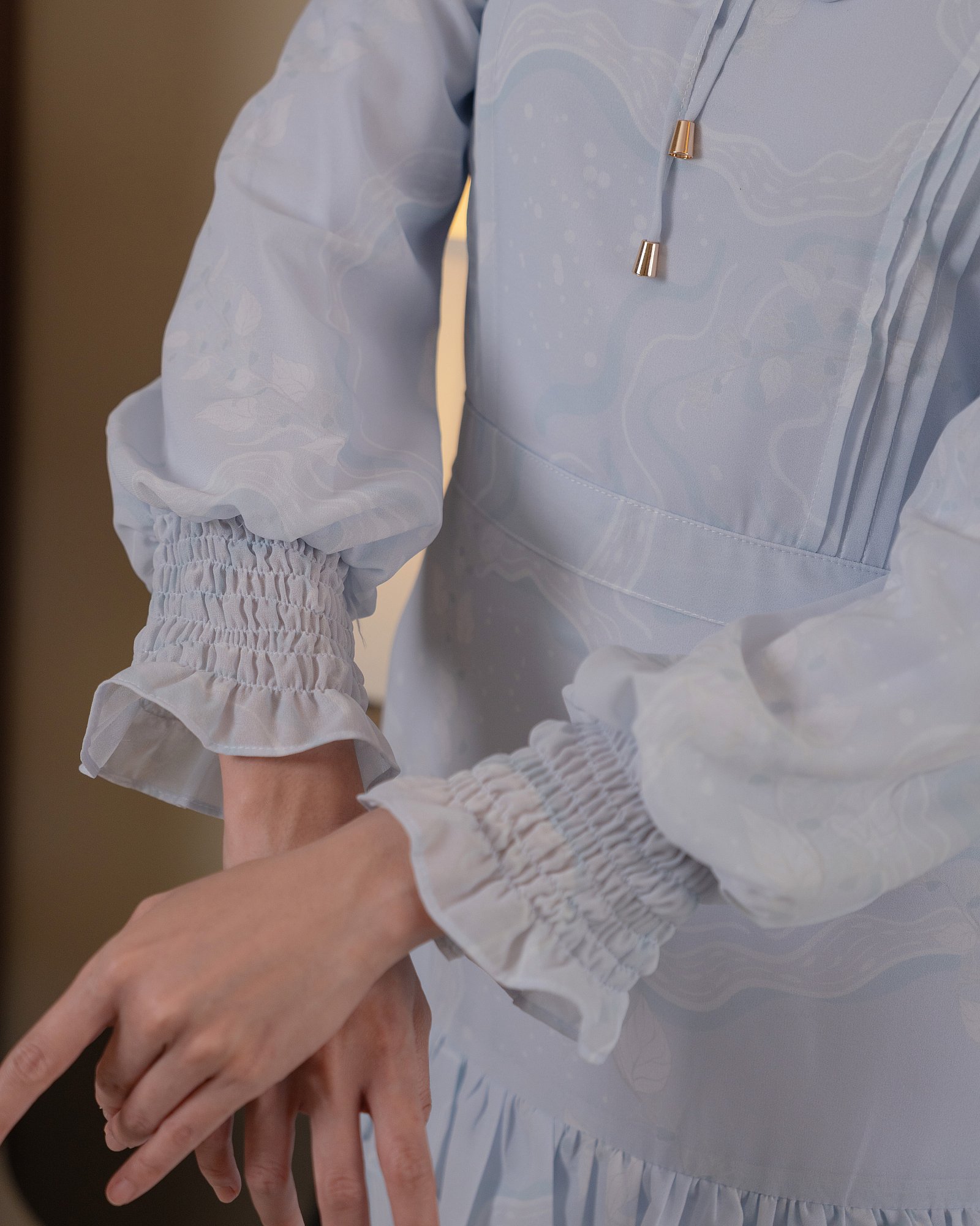 ELLE DRESS - BABY BLUE