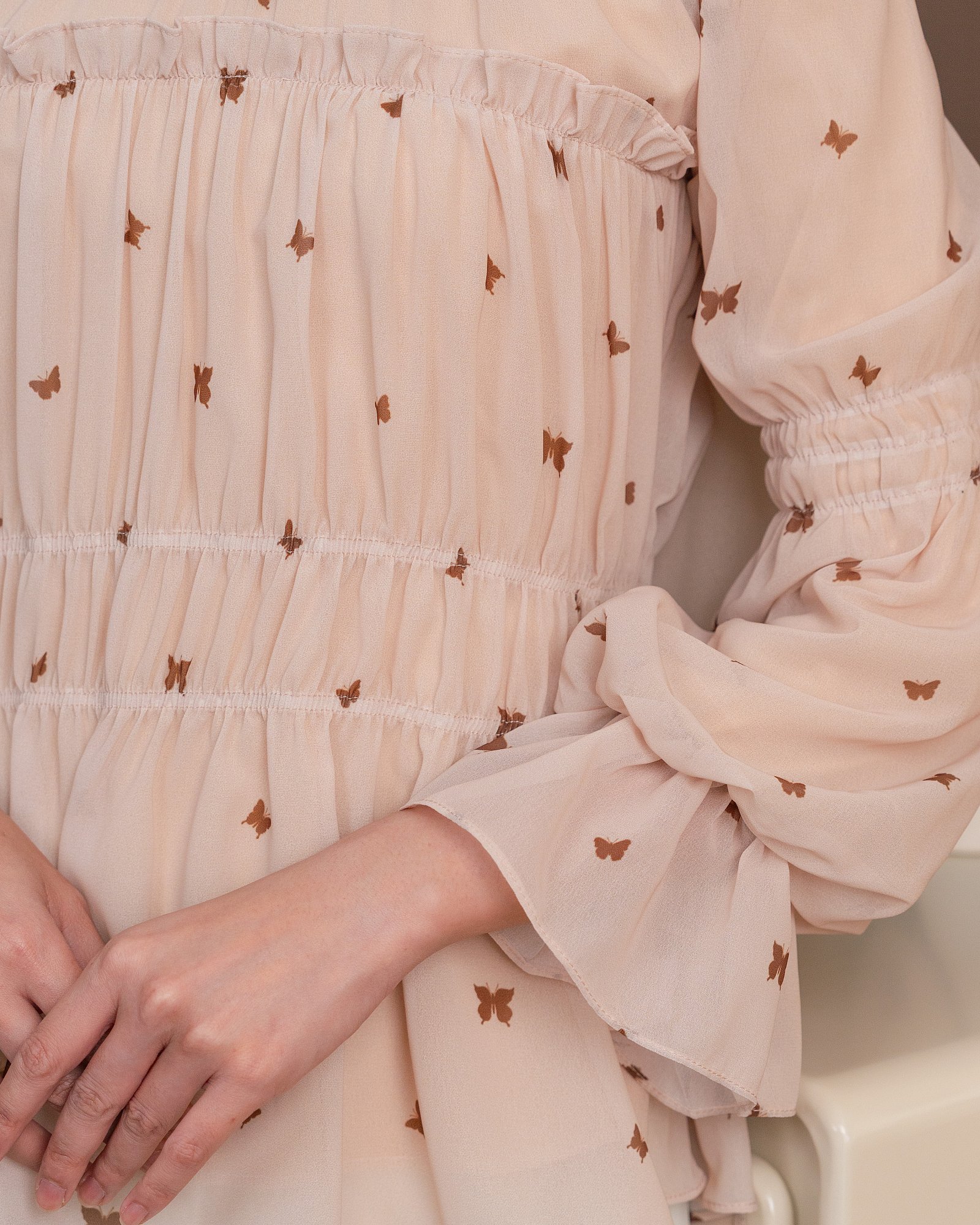 LULU BLOUSE - OAT BEIGE