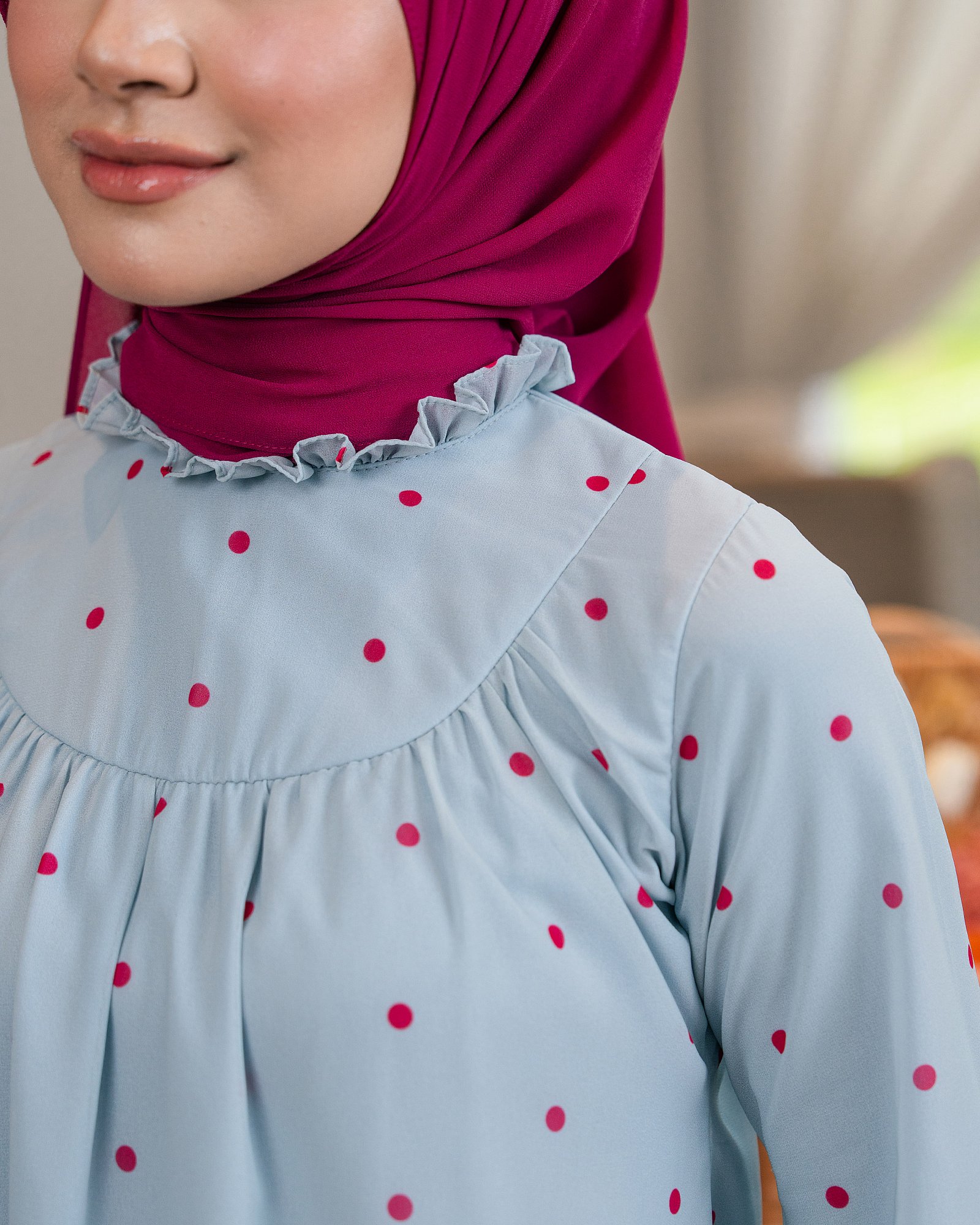 SEINNA BLOUSE - BABY BLUE