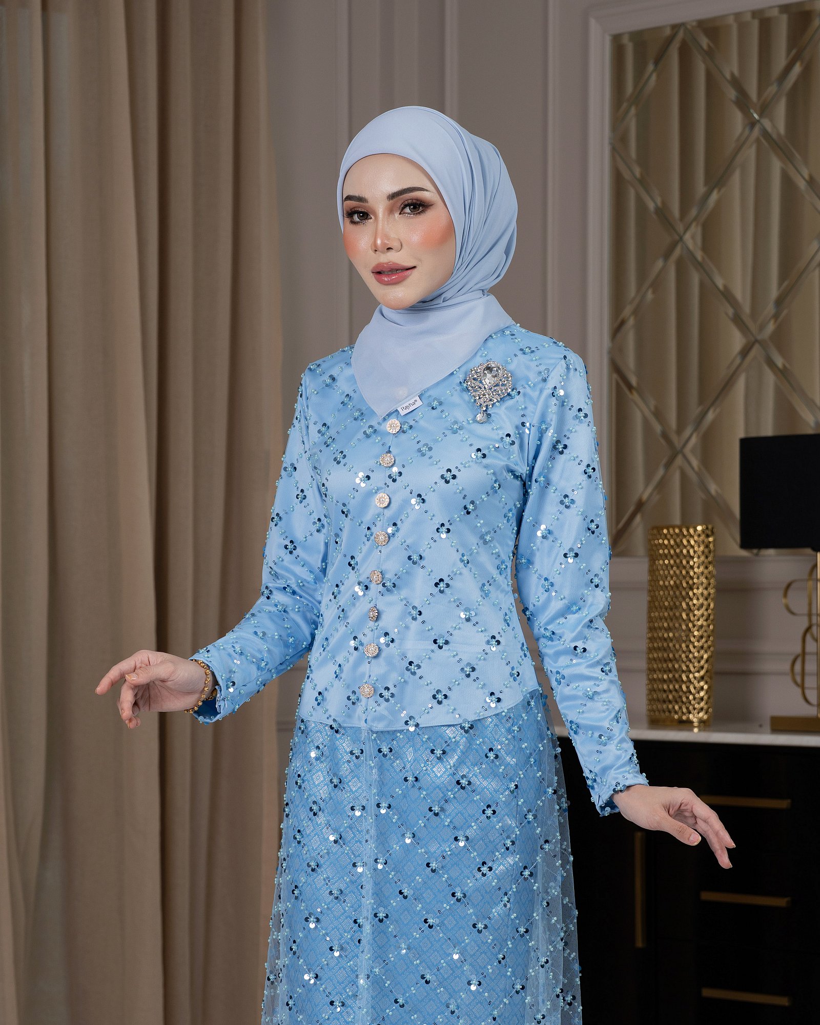 LESTARI KURUNG - BABY BLUE