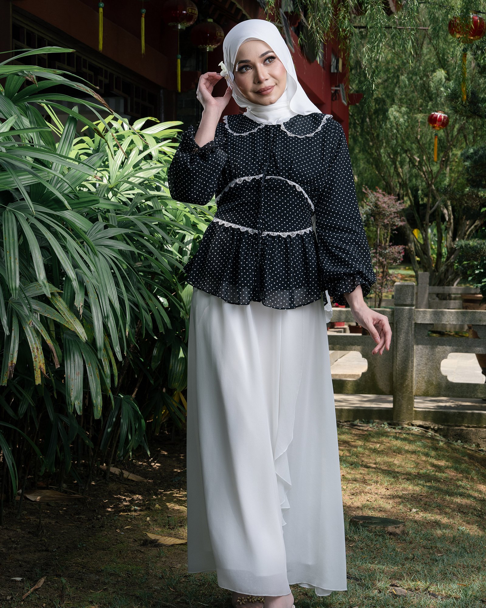 LUMI BLOUSE - BLACK