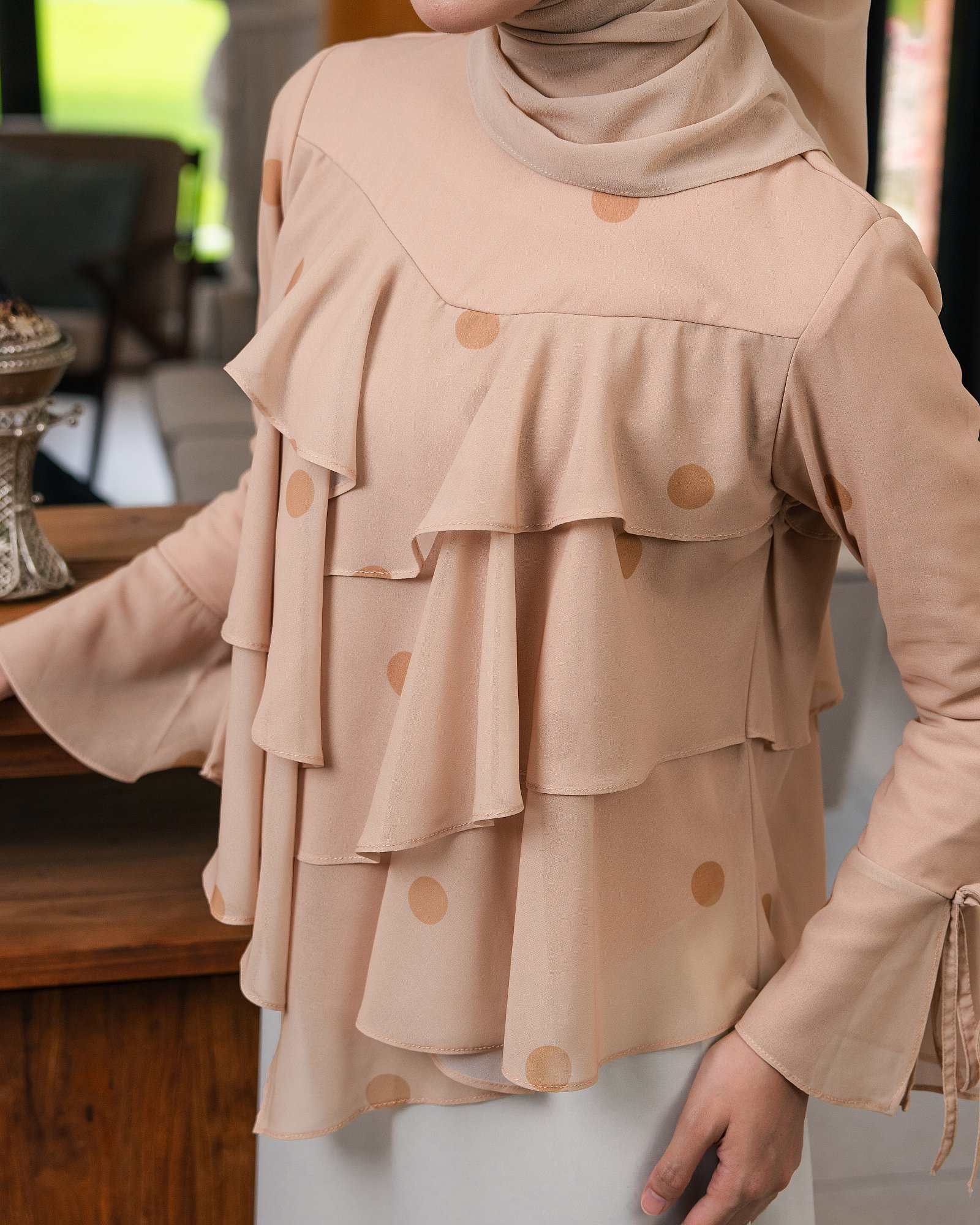 GISELLE BLOUSE - GOLDEN SAND