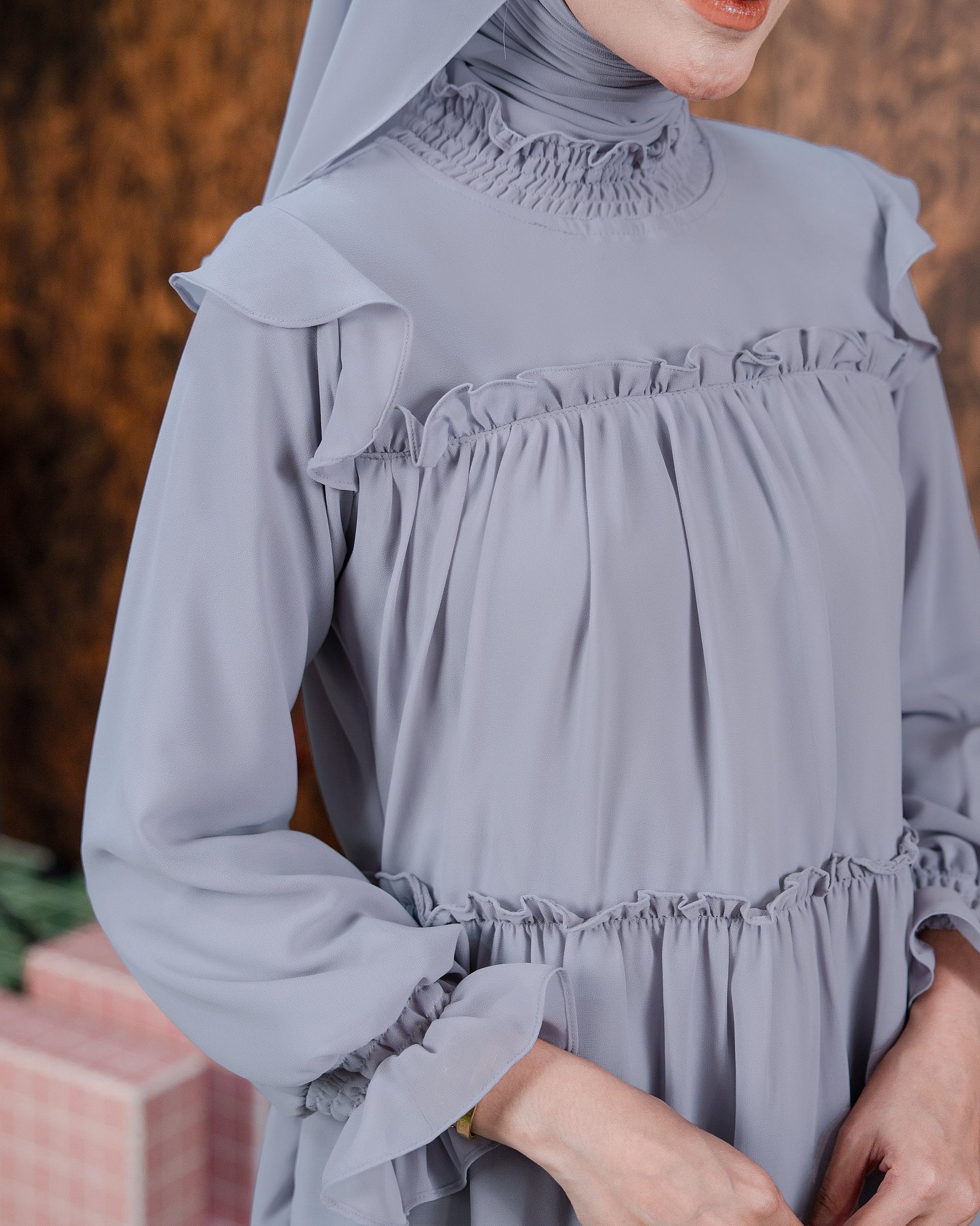 ALICE BLOUSE - GREY