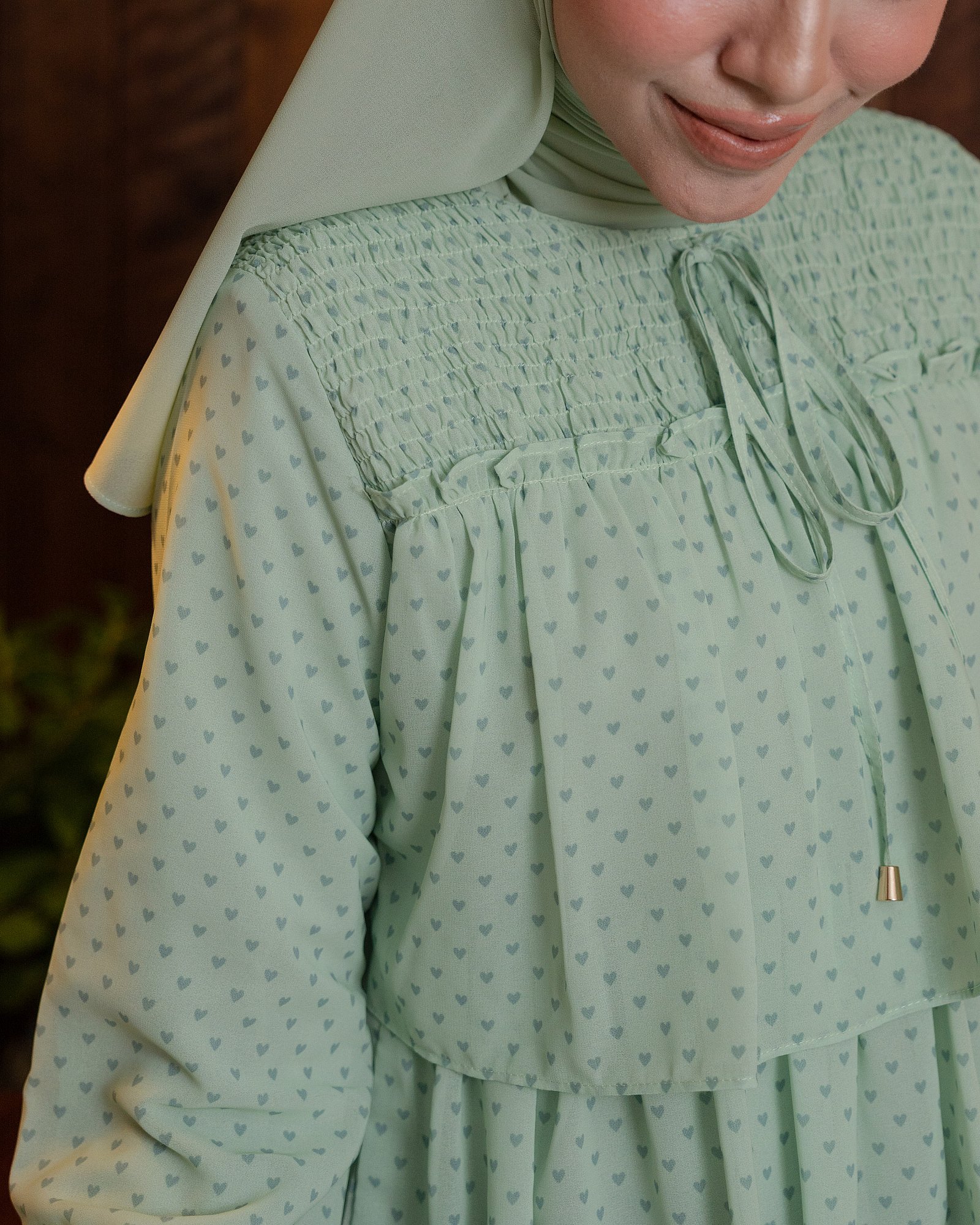 DOLLY BLOUSE - APPLE MINT