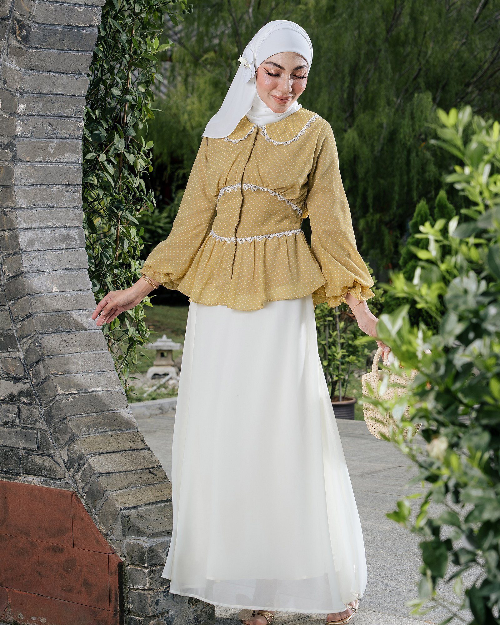 LUMI BLOUSE - LIMED OAK