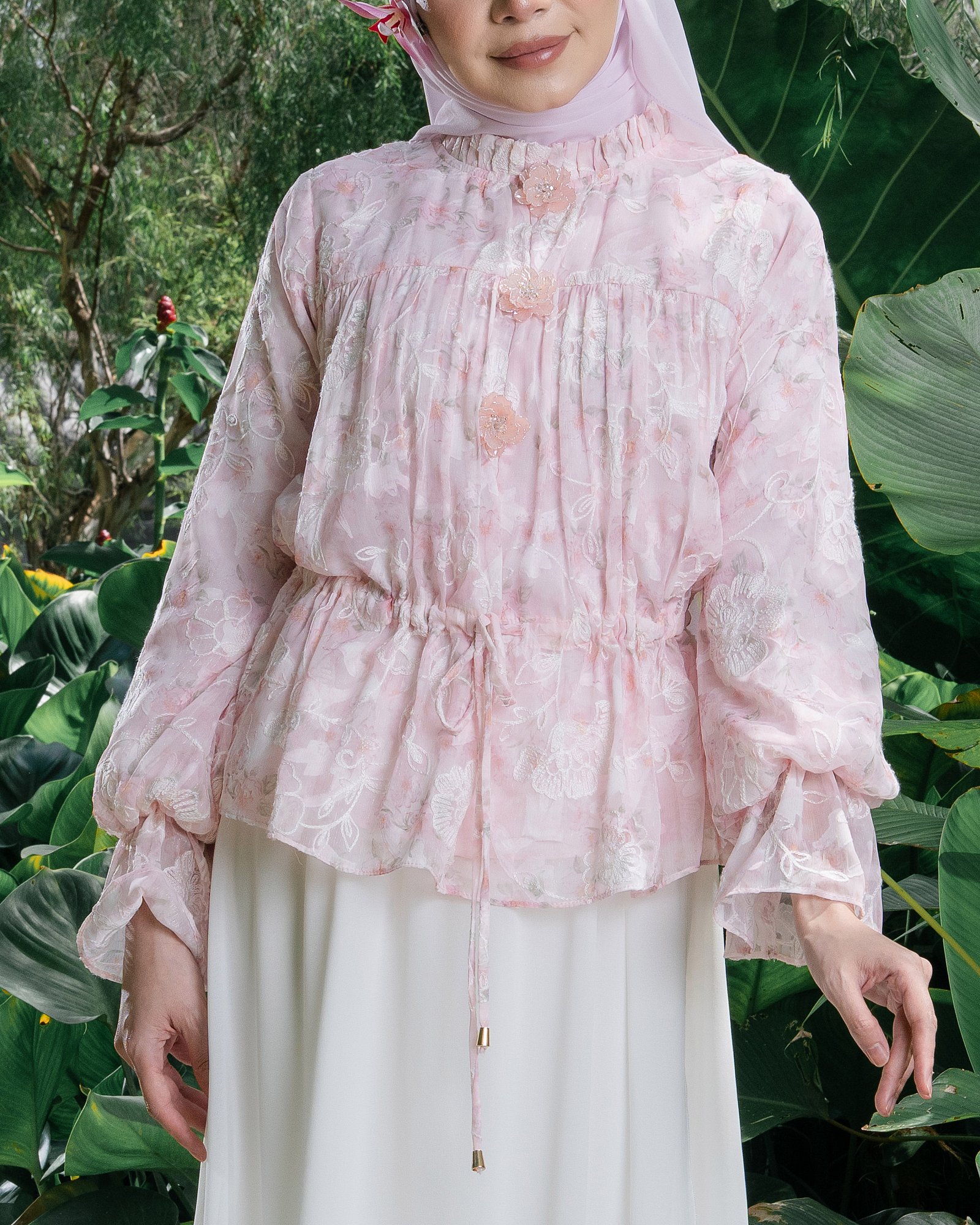 ELSA BLOUSE - FAIRY PINK