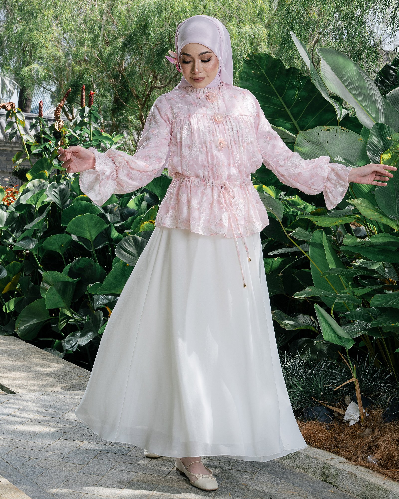 ELSA BLOUSE - FAIRY PINK