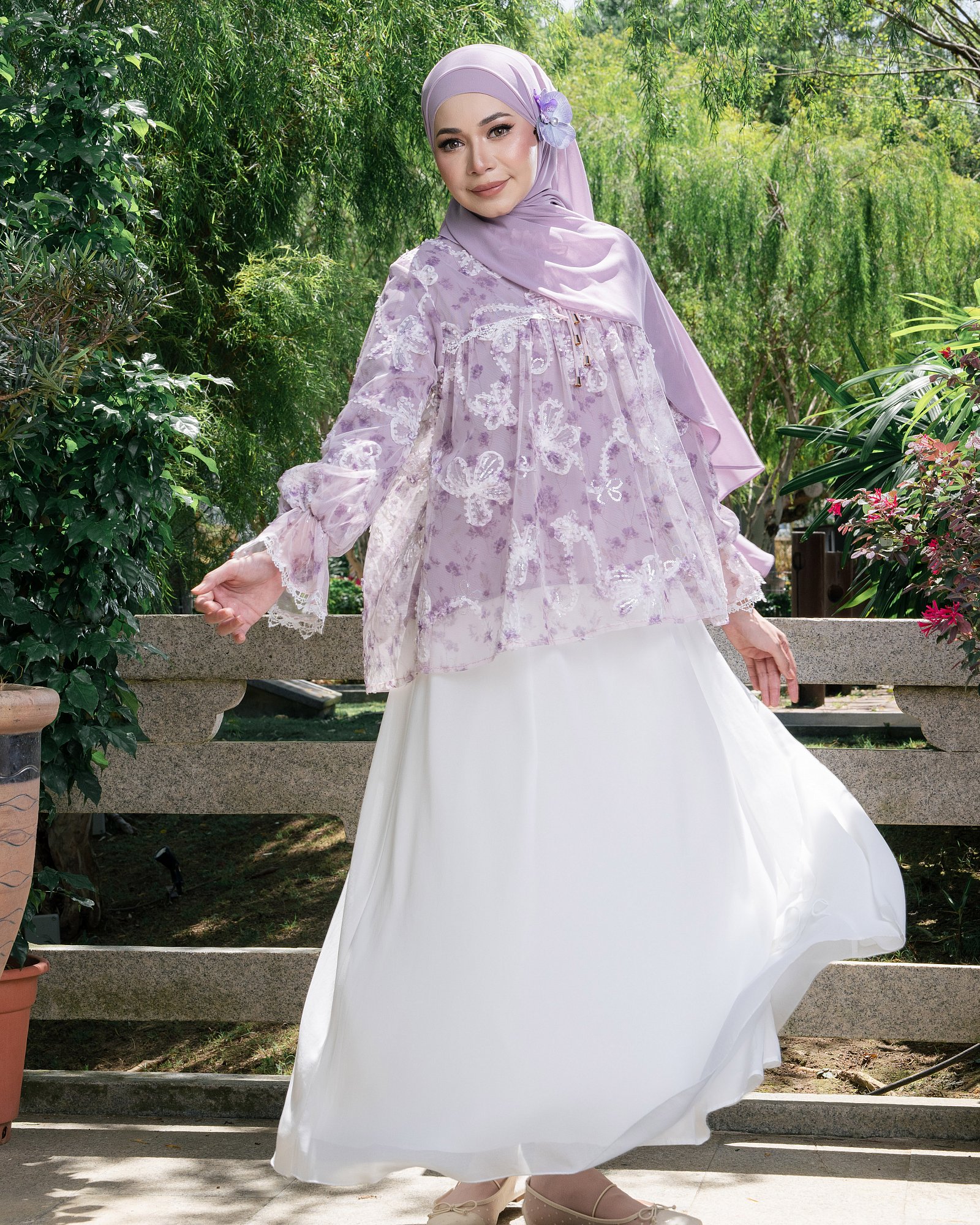 MOLY BLOUSE - MAUVE PETAL
