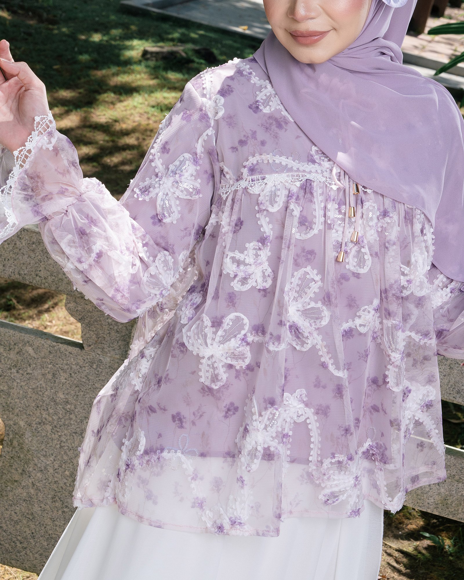 MOLY BLOUSE - MAUVE PETAL