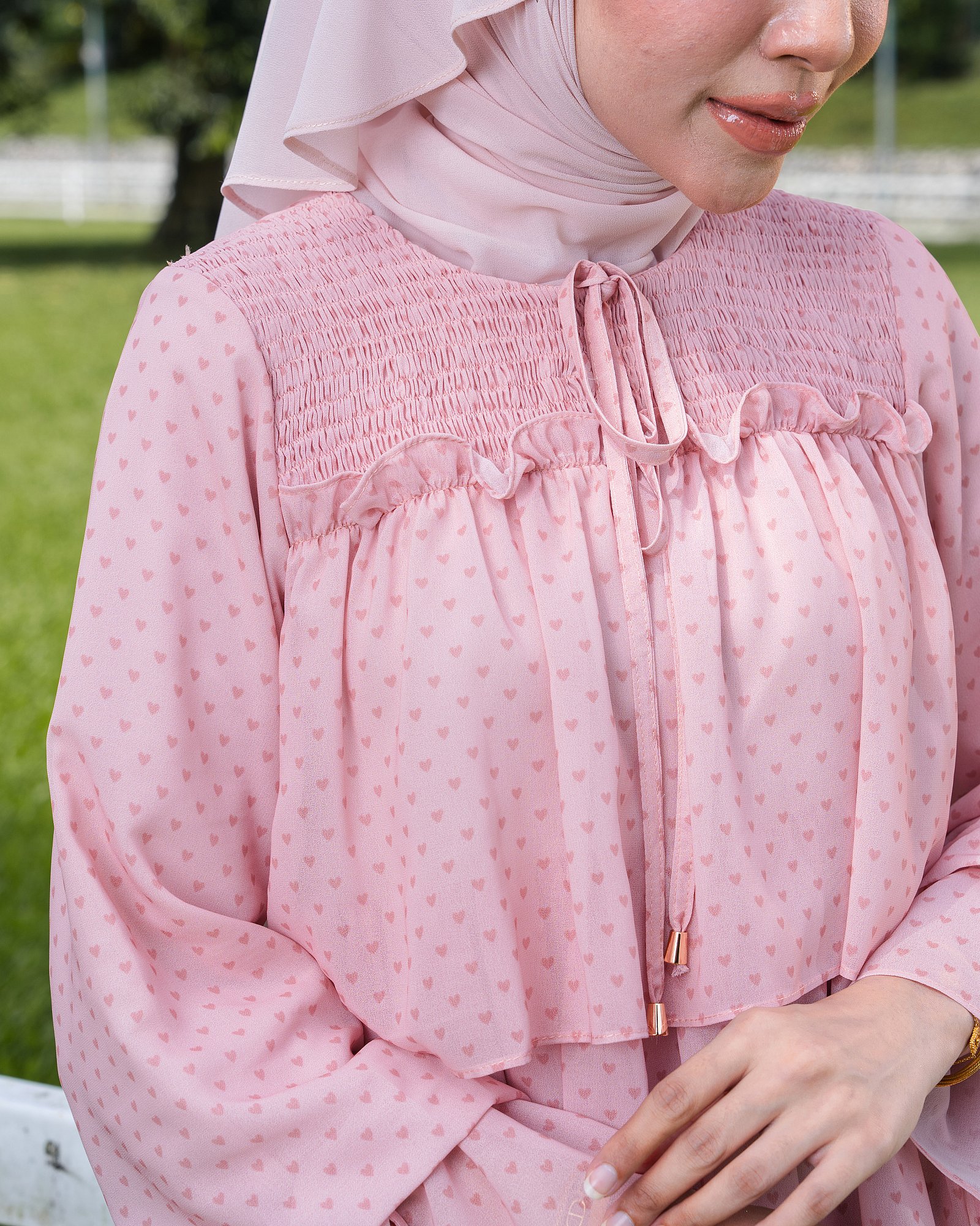 DOLLY BLOUSE - ROSE PEACH