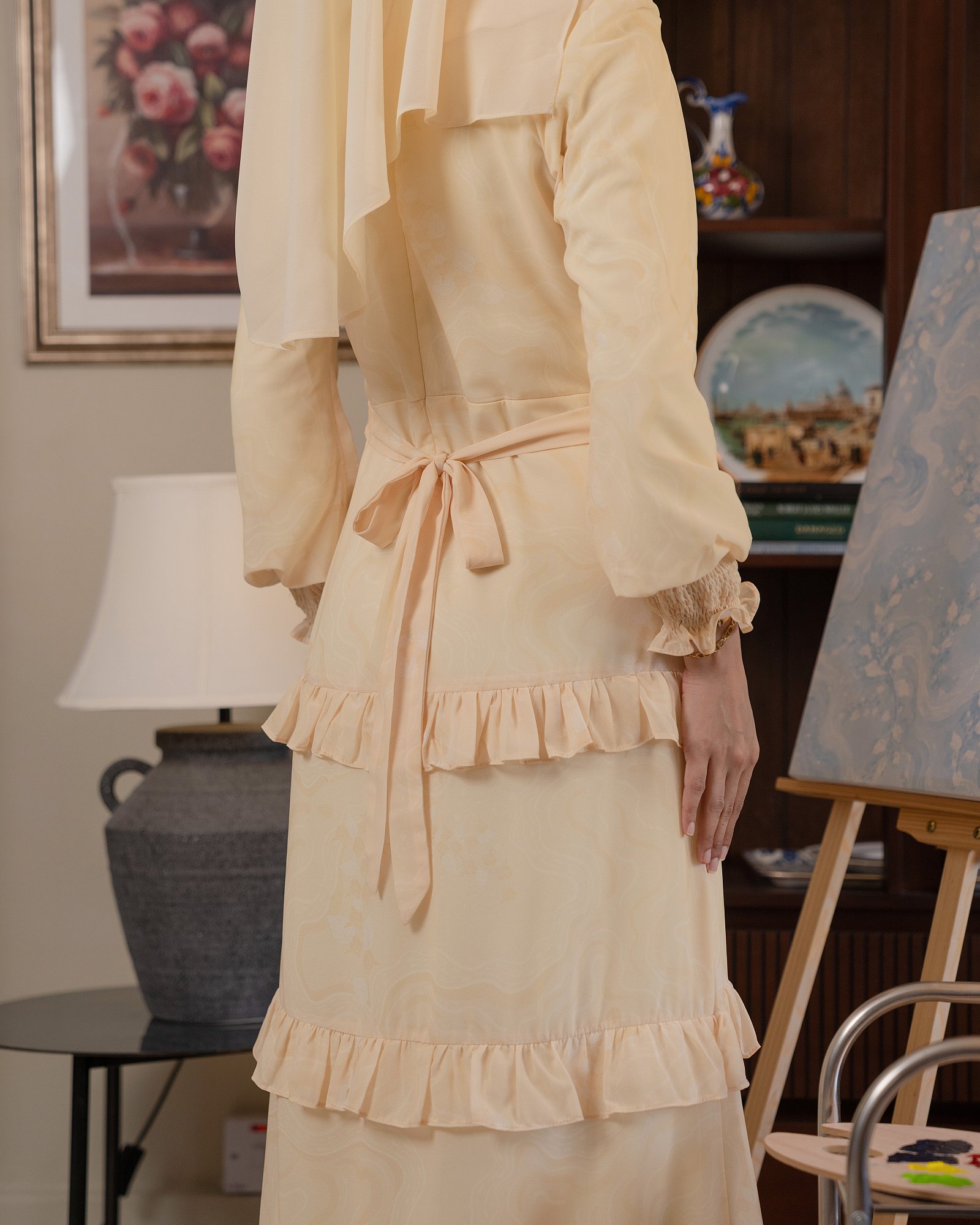 ELLE DRESS - SOFT YELLOW