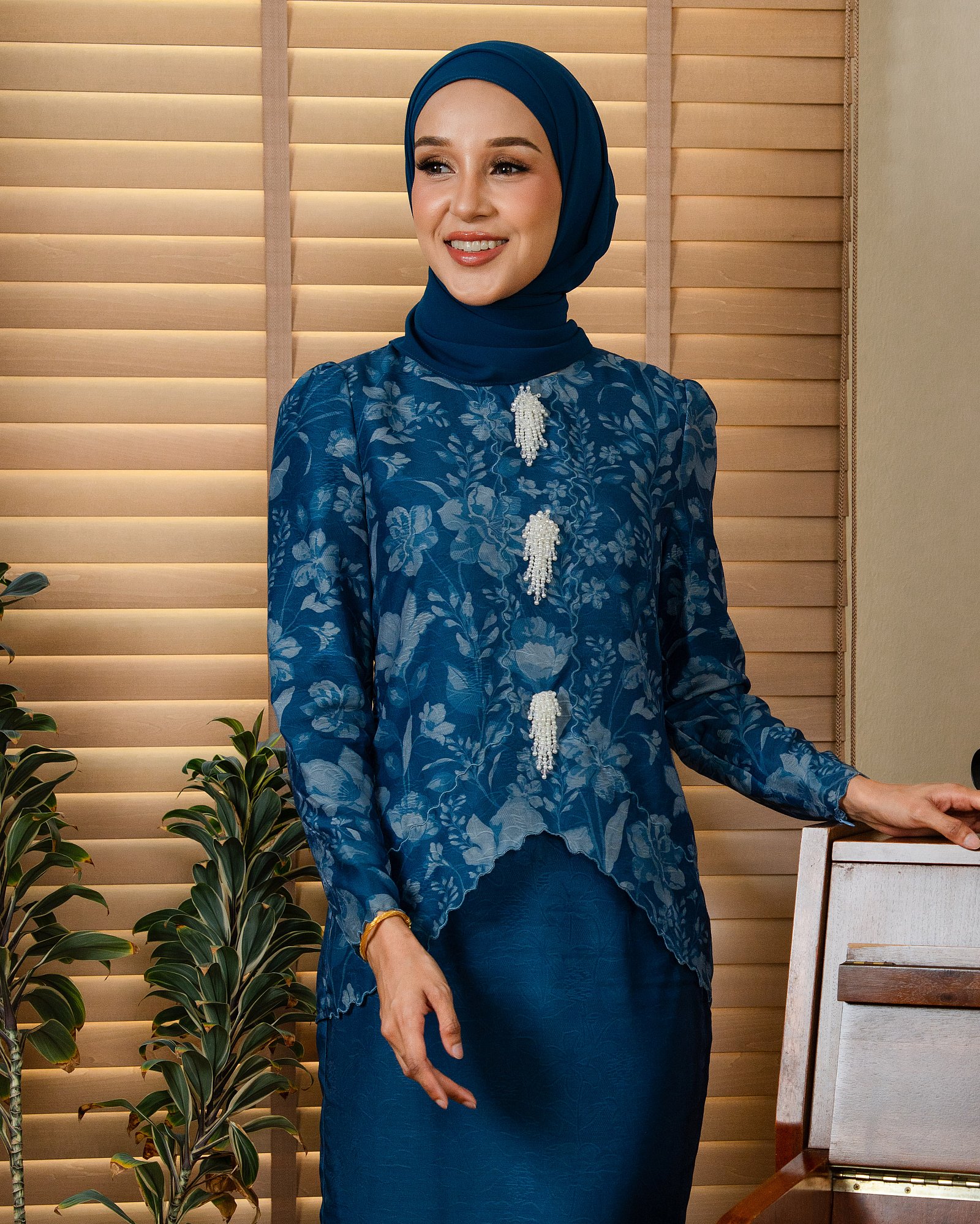 EVA KURUNG - TEAL BLUE