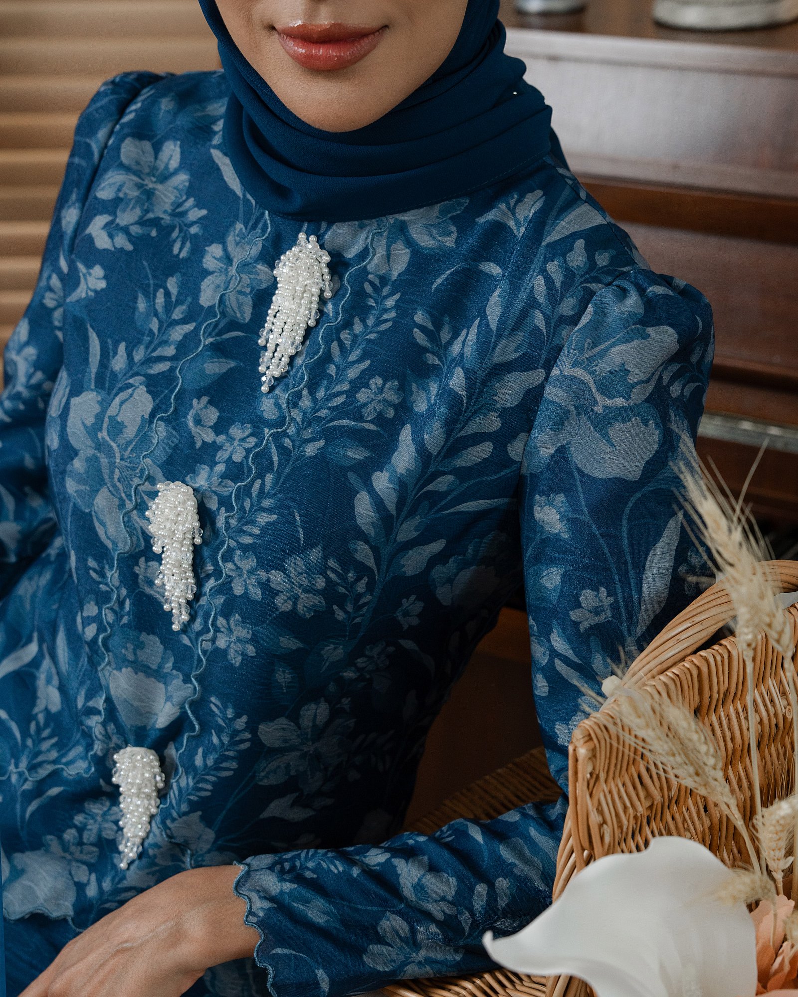 EVA KURUNG - TEAL BLUE