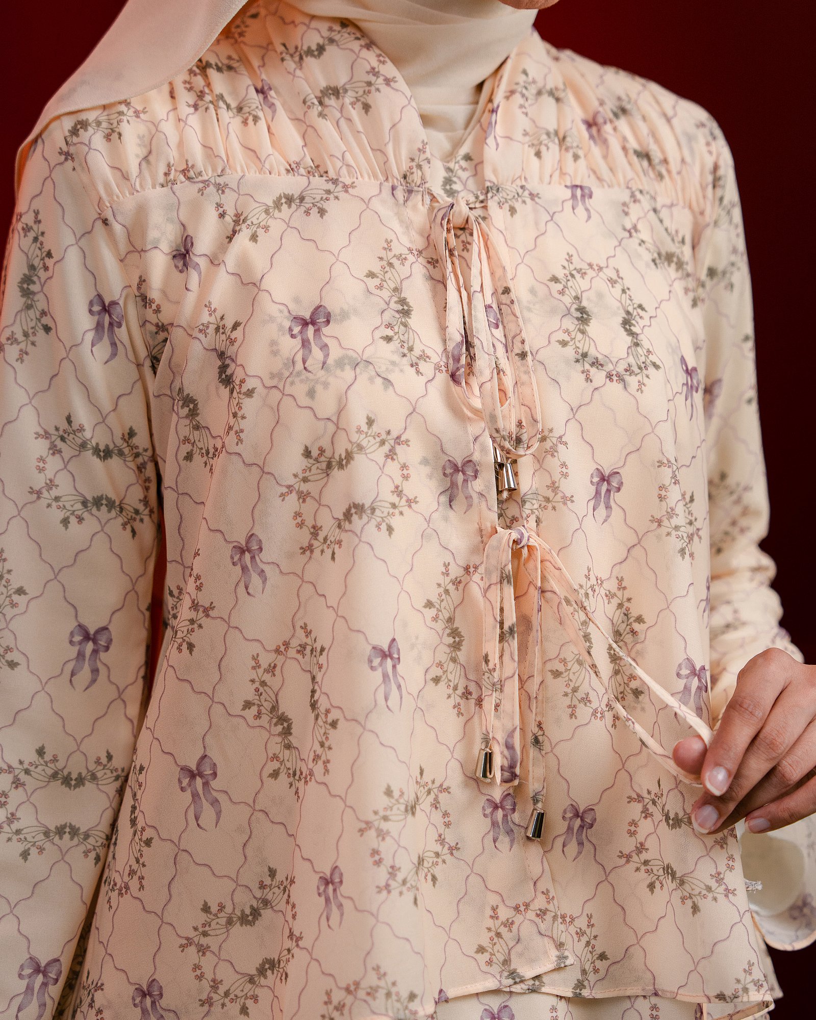 PEONY BLOUSE - CREAM YELLOW