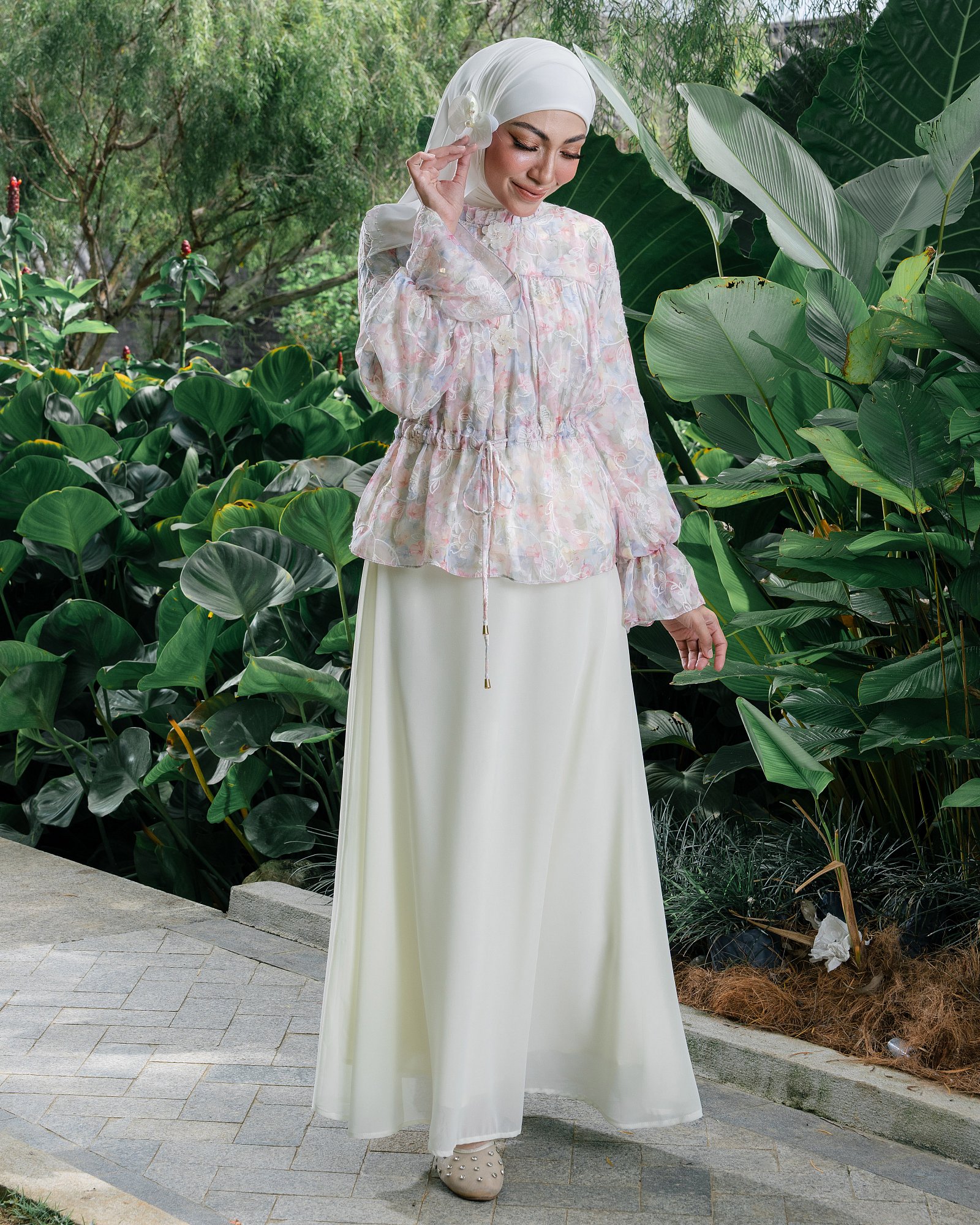 ELSA BLOUSE - RAINBOW GARDEN