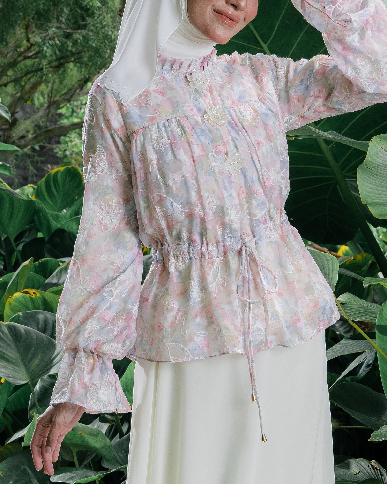 ELSA BLOUSE - RAINBOW GARDEN