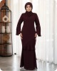 CAMMELIA KURUNG - BURGUNDY