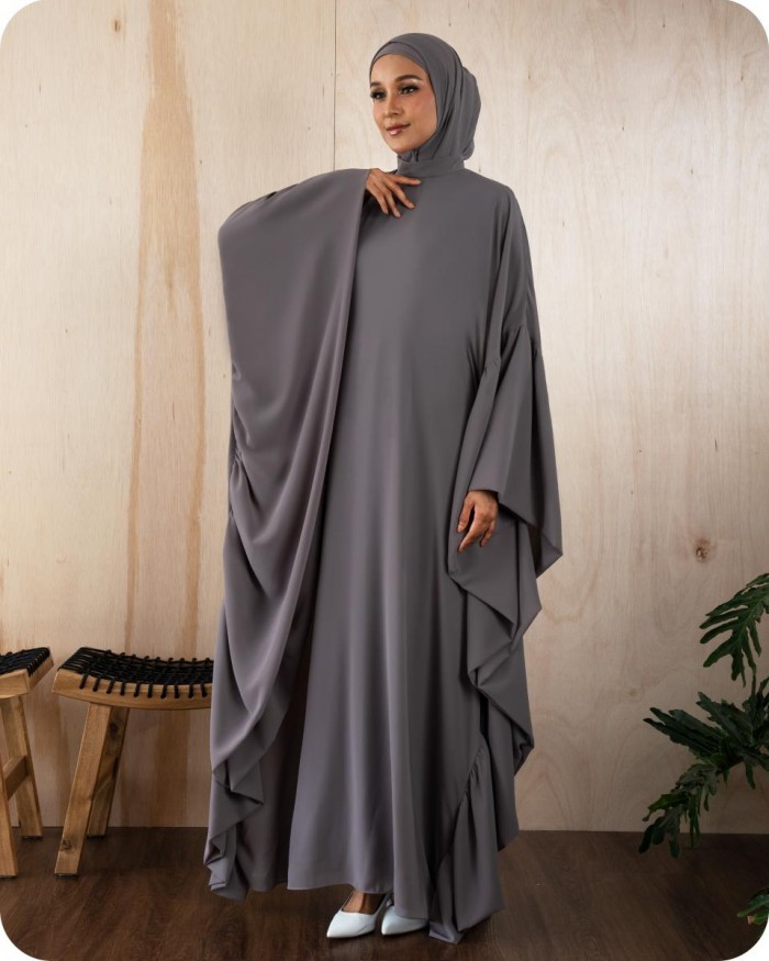 NOOR KAFTAN - DARK GREY