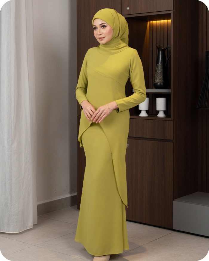 CATHELYN KURUNG - LIME GREEN