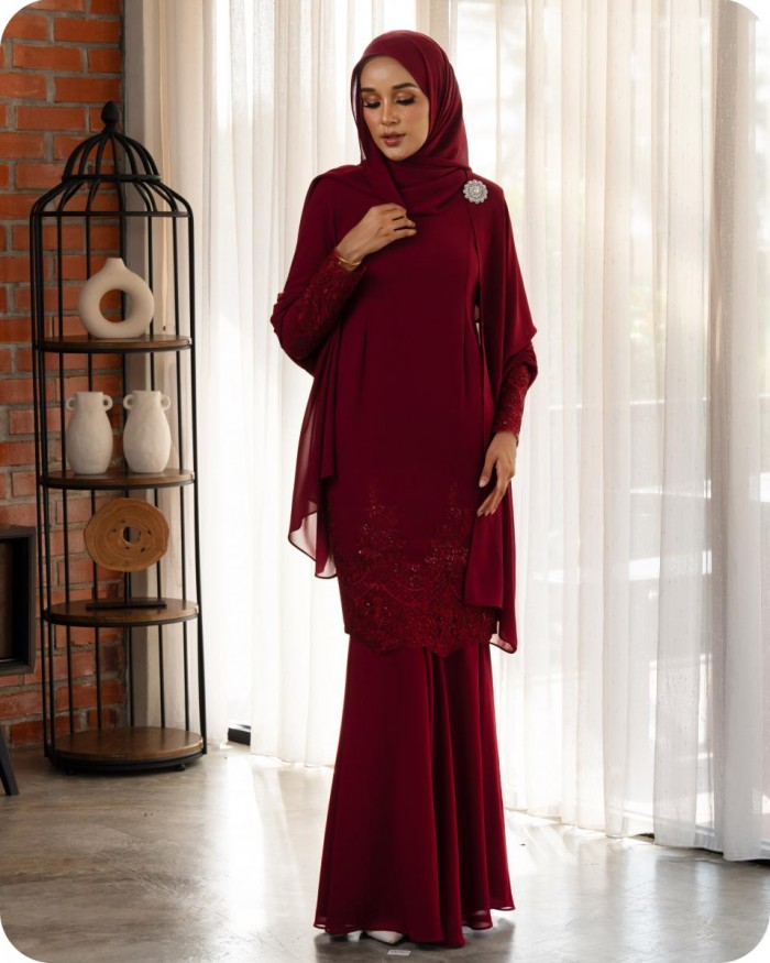 MEDINNA KURUNG - MAROON