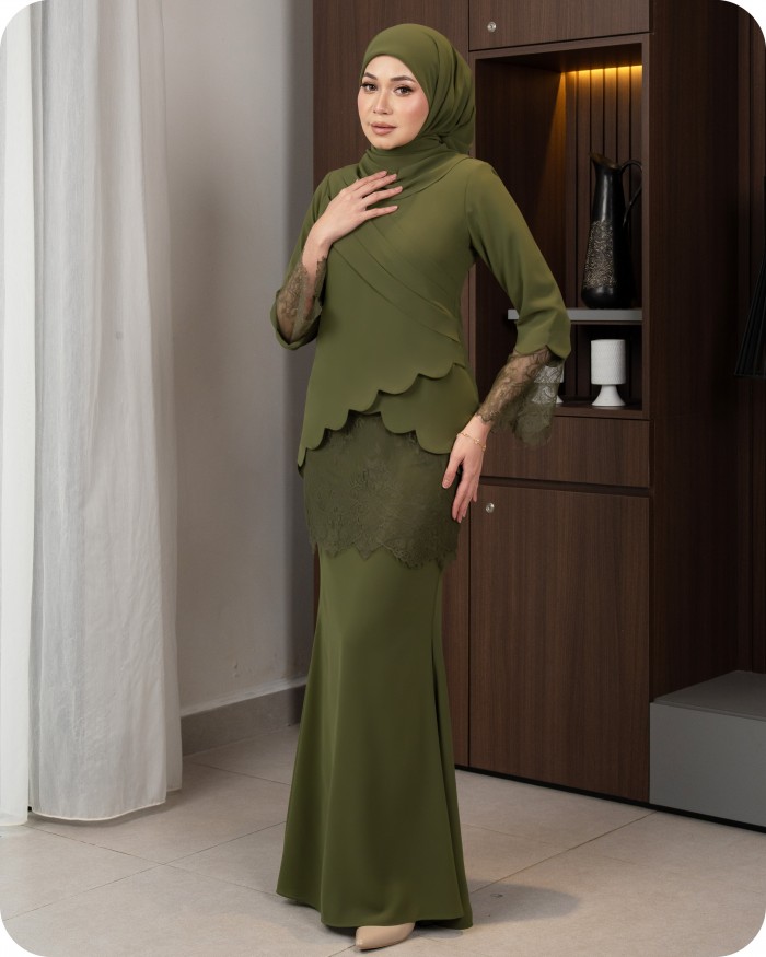 IRIS KURUNG - OLIVE GREEN