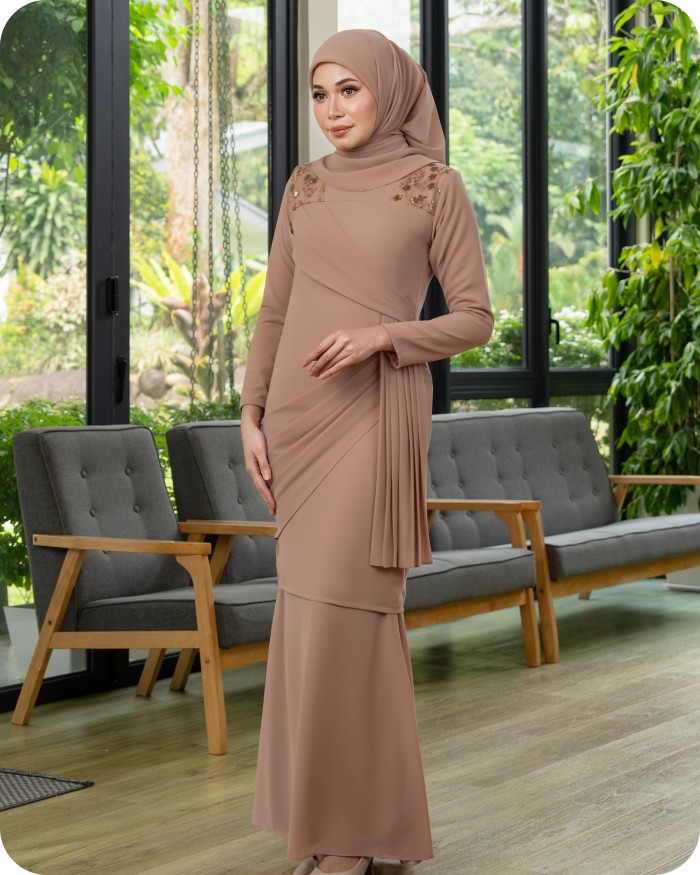 MARCELLA KURUNG - DUSTY COCOA