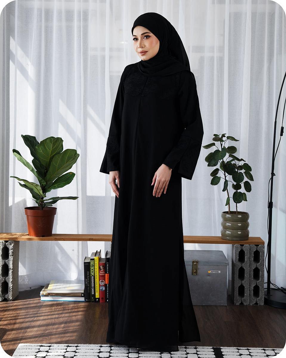 NAYLA JUBAH - BLACK NAYLA JUBAH - BLACK