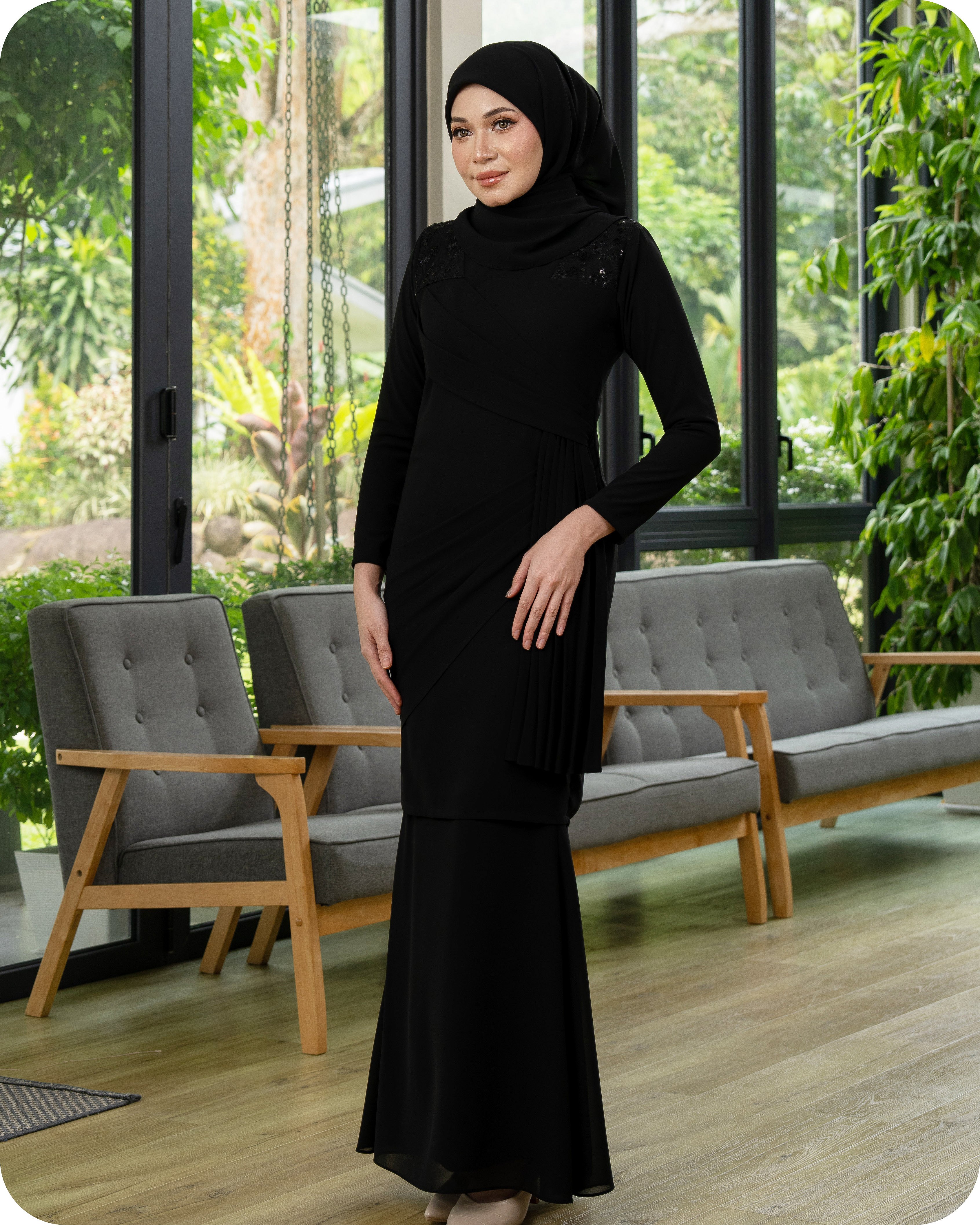 MARCELLA KURUNG - BLACK MARCELLA KURUNG - BLACK