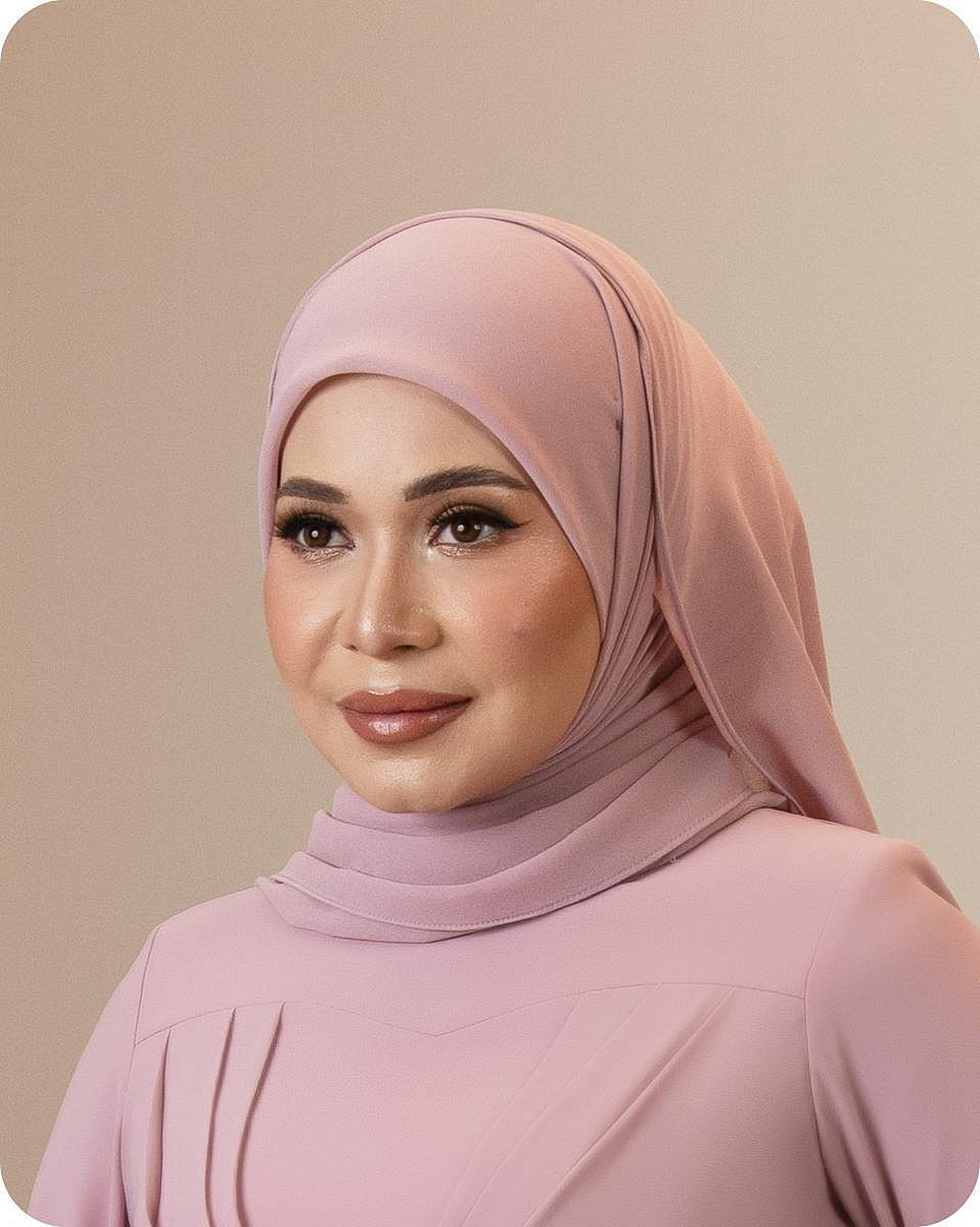 PLAIN SHAWL - BLUSH PINK