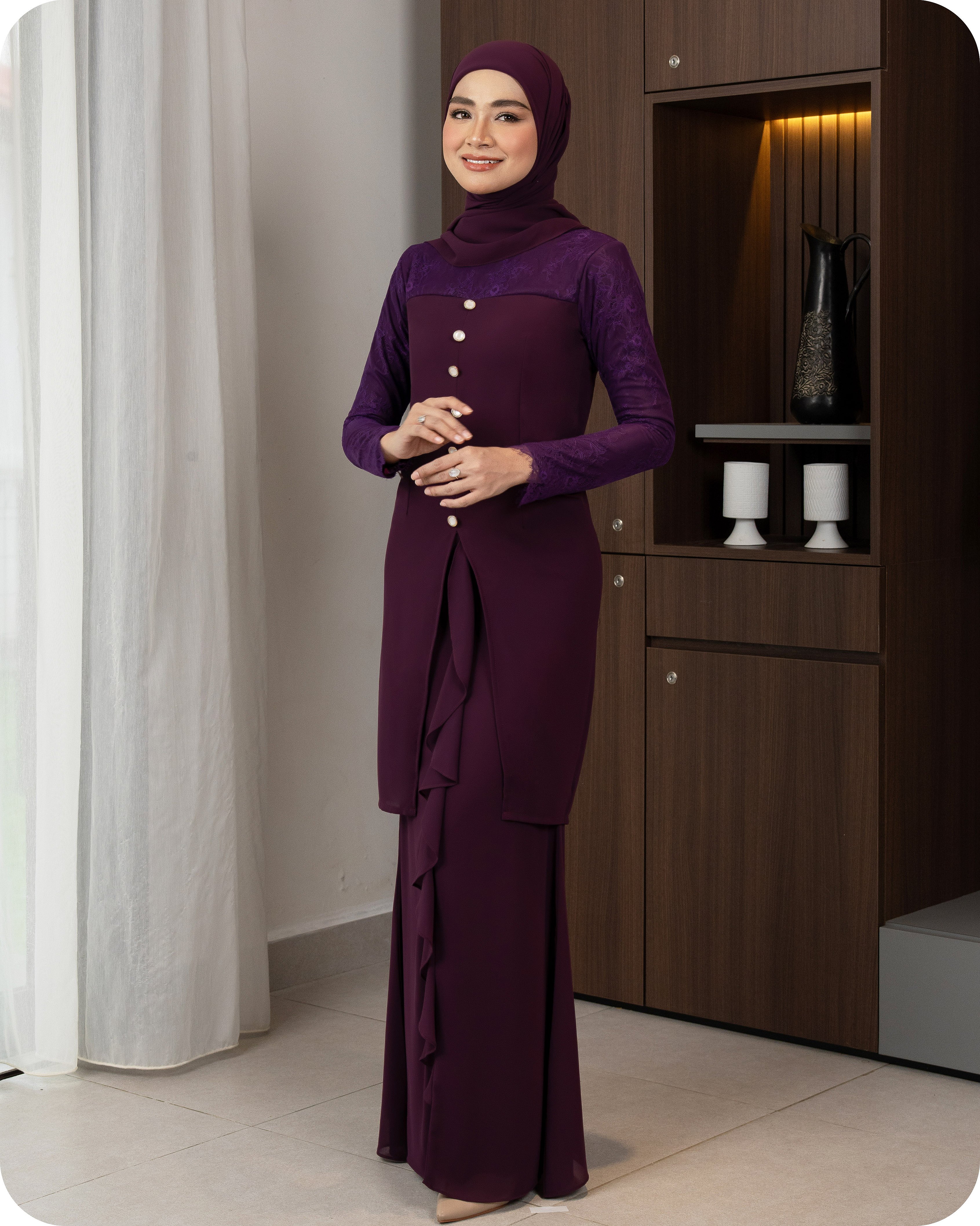 KIRANA KURUNG - DARK PURPLE KIRANA KURUNG - DARK PURPLE