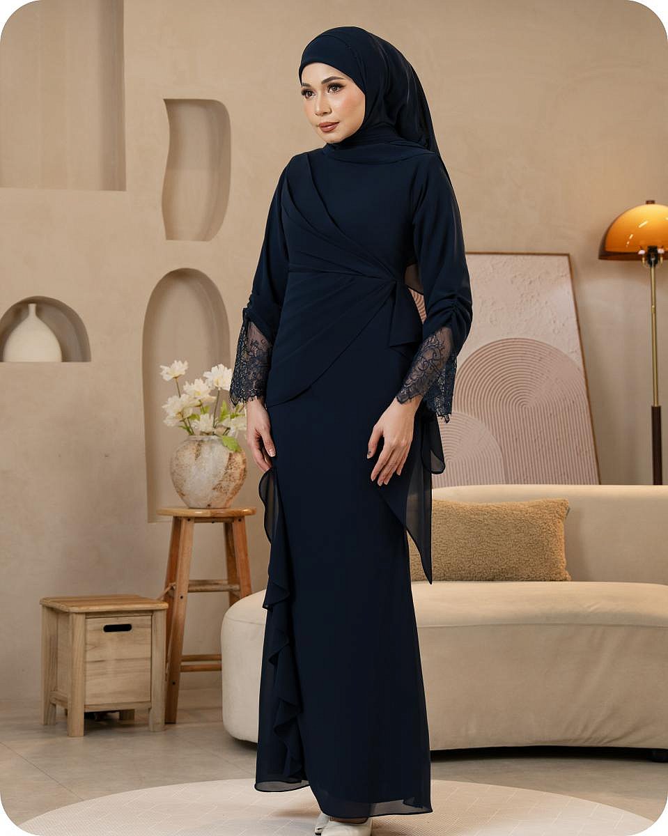 EVELINA KURUNG - DARK BLUE