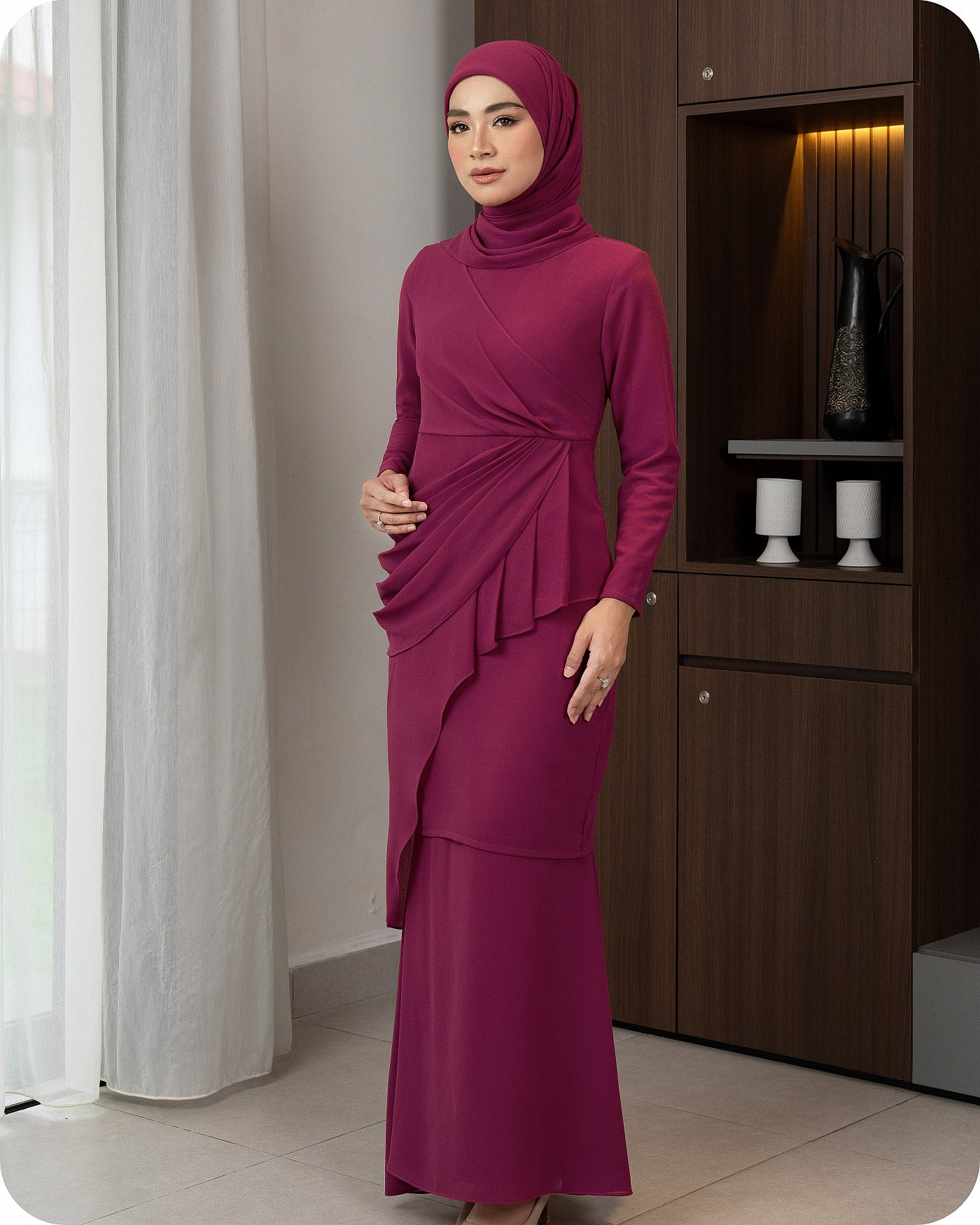SERENA KURUNG - FUCHSIA PINK