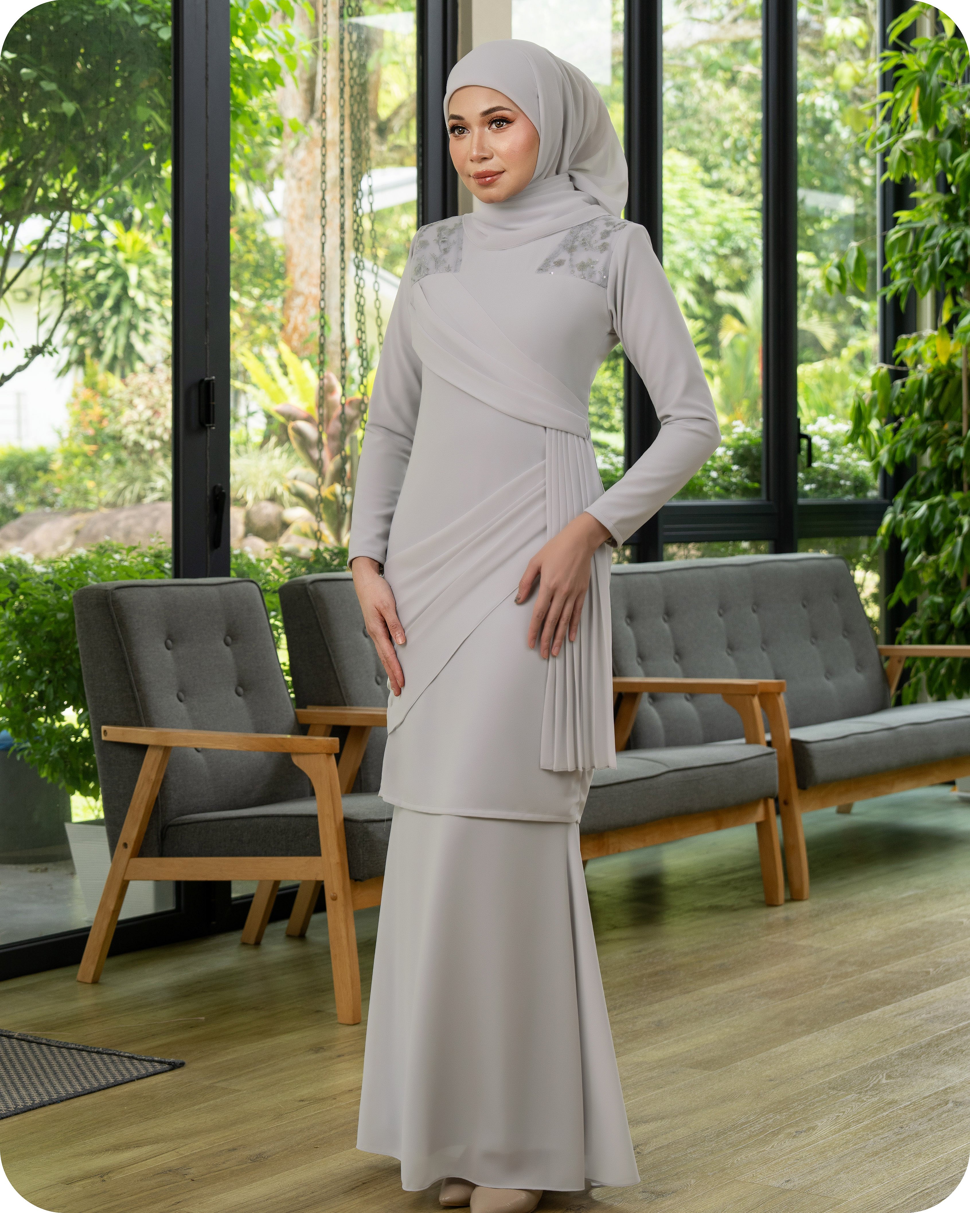 MARCELLA KURUNG - LIGHT GREY