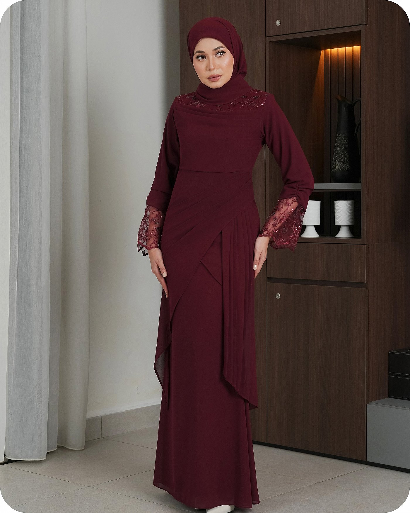 ISADORA KURUNG - DARK MAROON