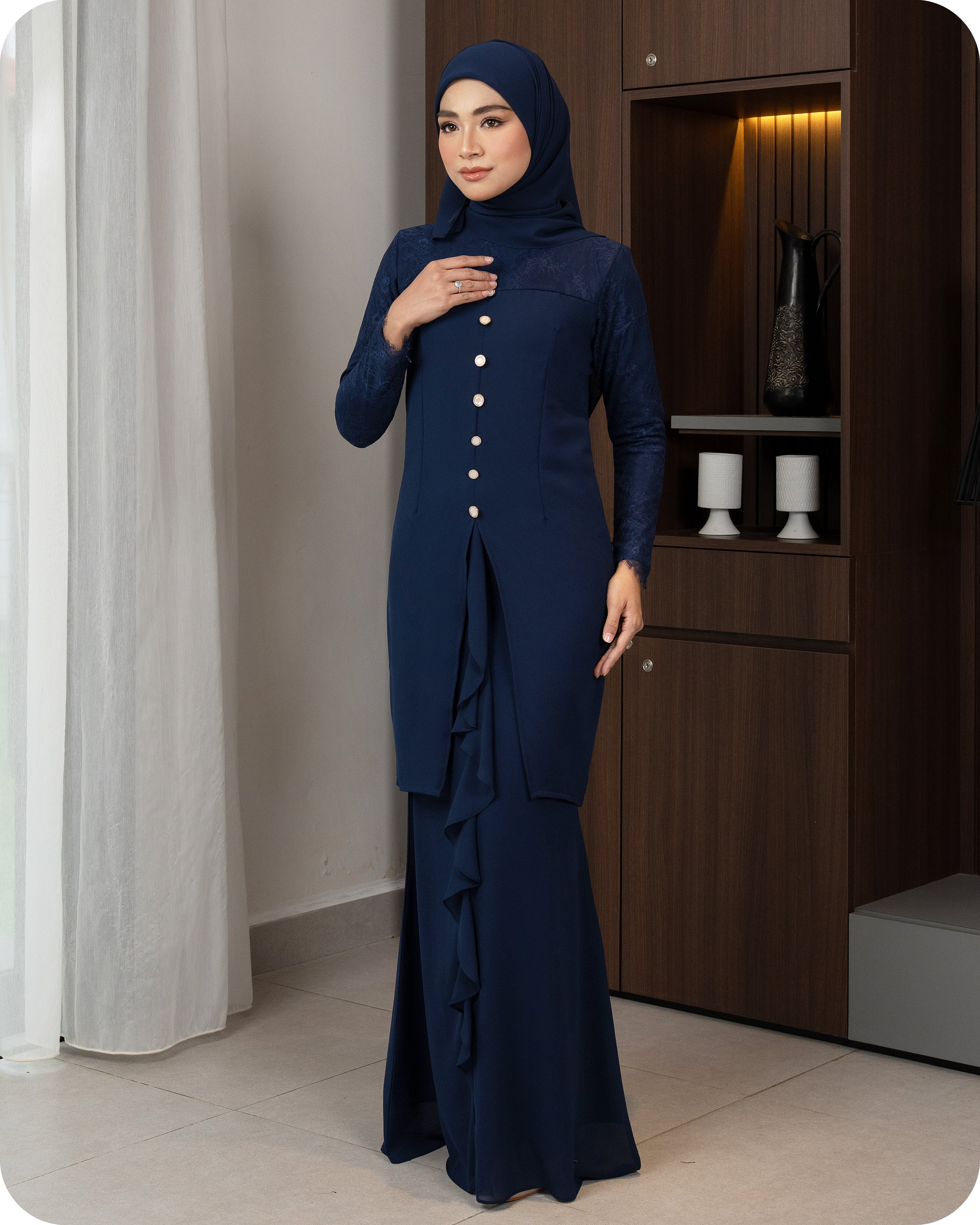 KIRANA KURUNG - NAVY BLUE KIRANA KURUNG - NAVY BLUE