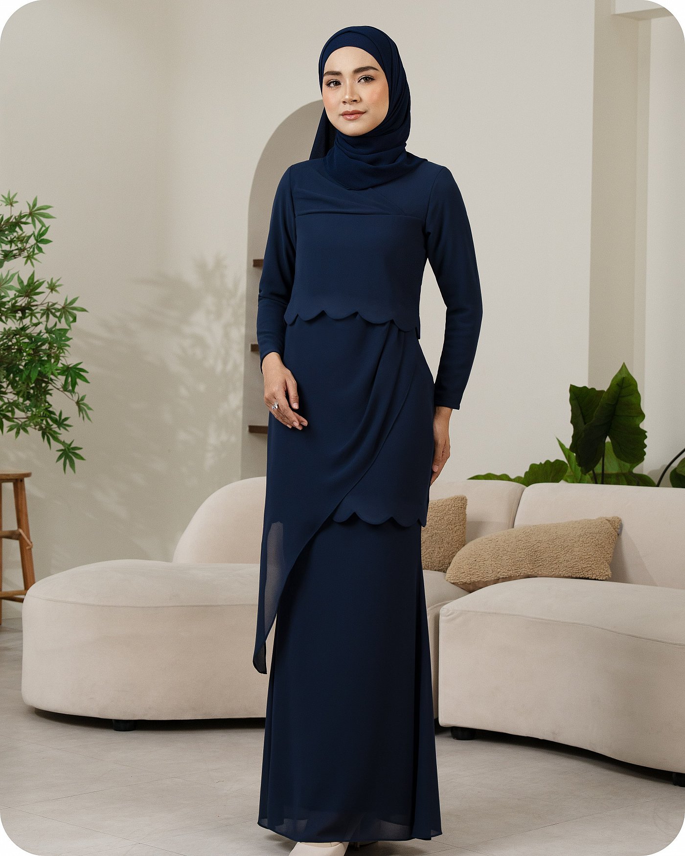 LAUREL KURUNG - NAVY BLUE