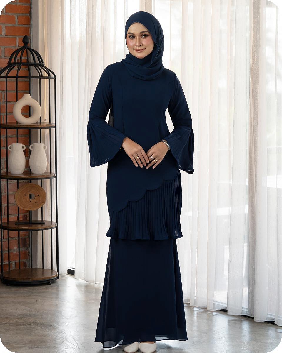 CAMMELIA KURUNG - NAVY BLUE