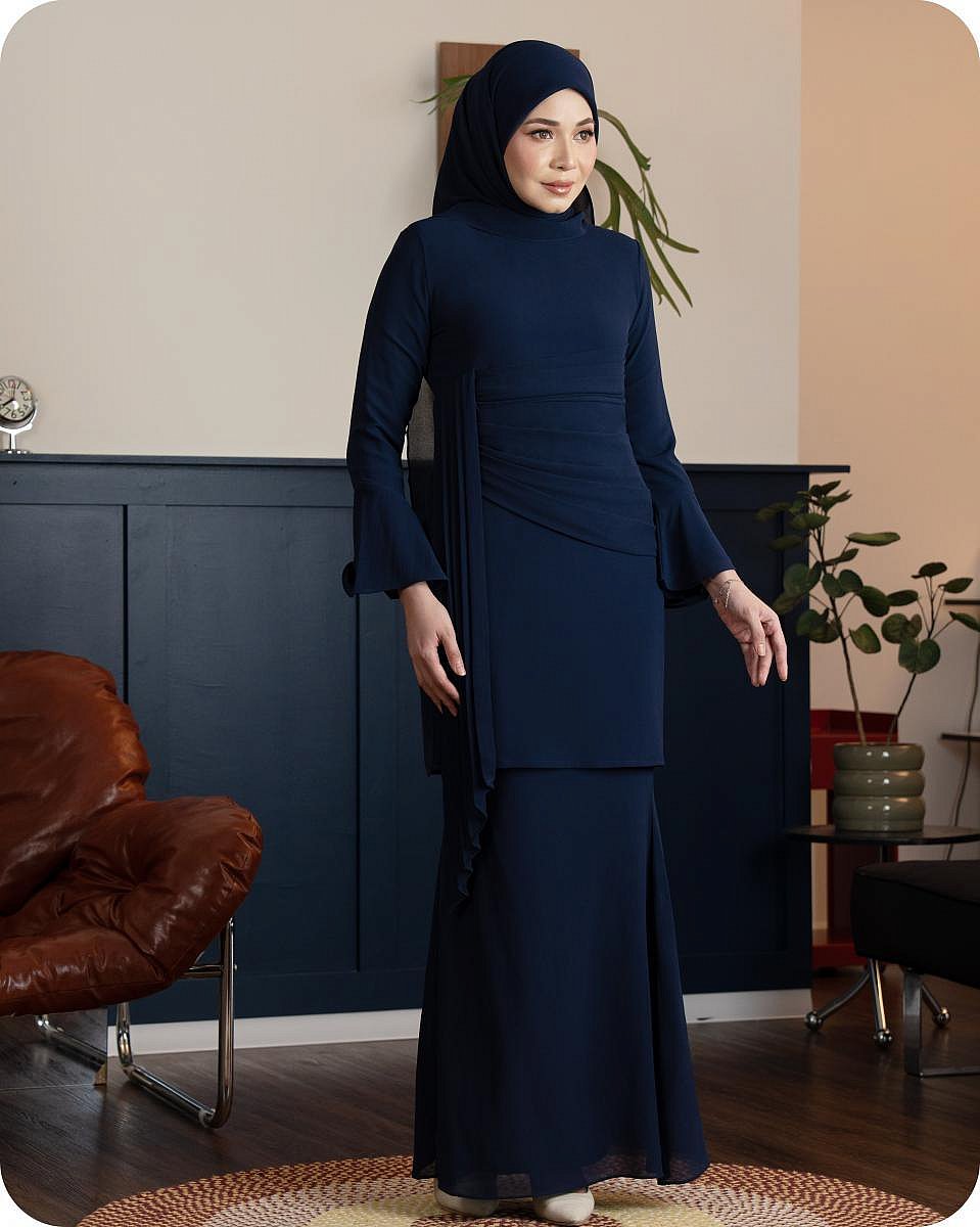 CAROLINE KURUNG - NAVY BLUE