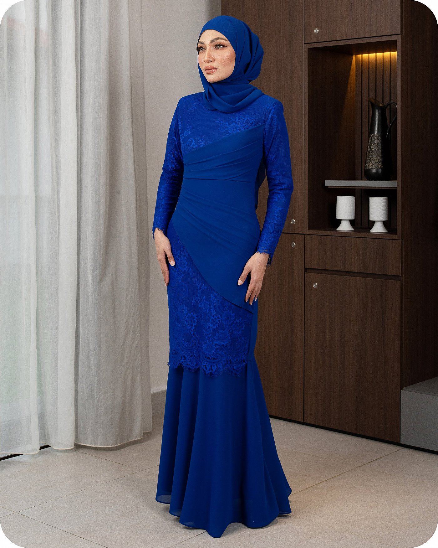 DELUNA KURUNG - ROYAL BLUE DELUNA KURUNG - ROYAL BLUE