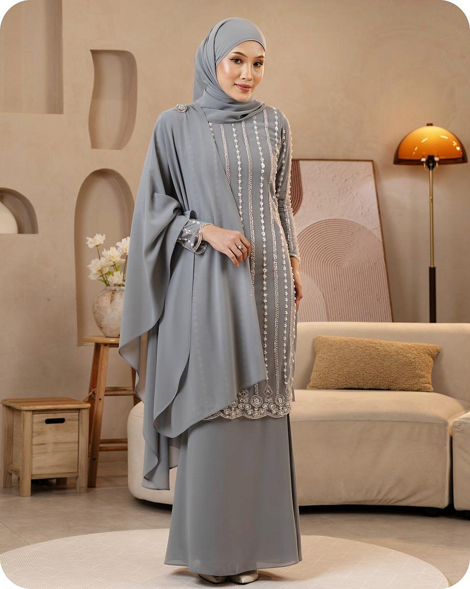 ELEANOR KURUNG - STONE GREY ELEANOR KURUNG - STONE GREY