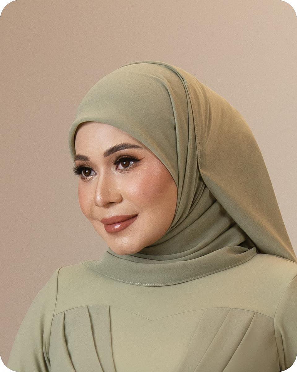 PLAIN SHAWL - SAGE GREEN