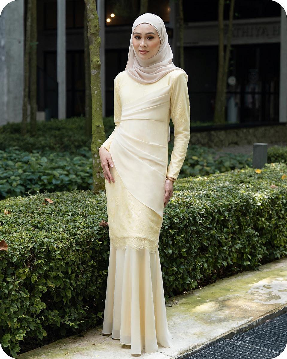 DELUNA KURUNG - SOFT YELLOW DELUNA KURUNG - SOFT YELLOW