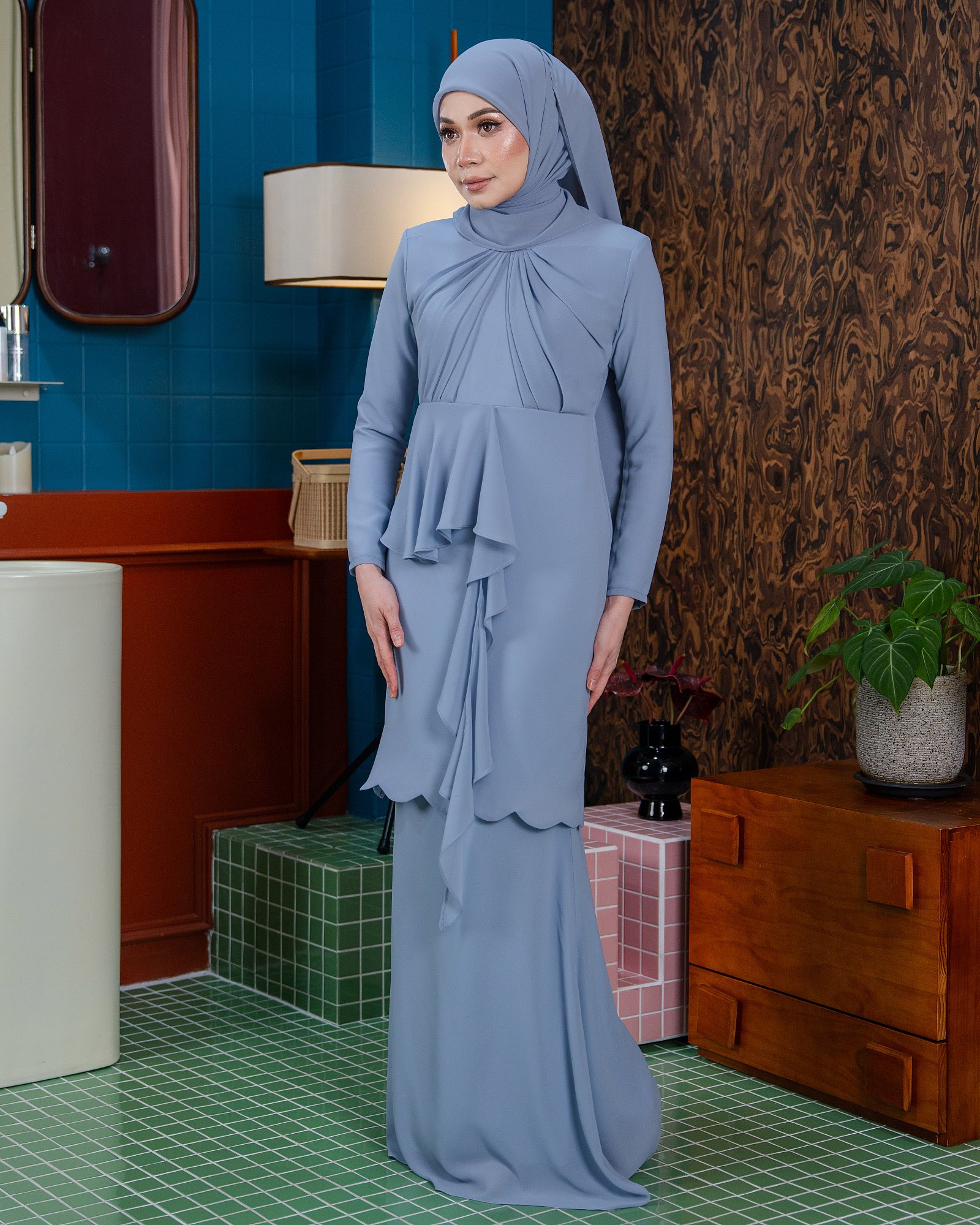ENNA KURUNG - ASH BLUE ENNA KURUNG - ASH BLUE
