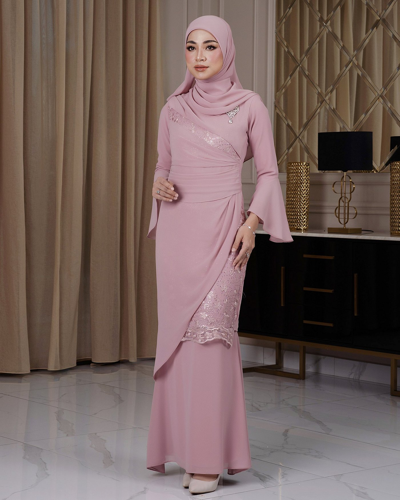 DELILA KURUNG - BLUSH PINK