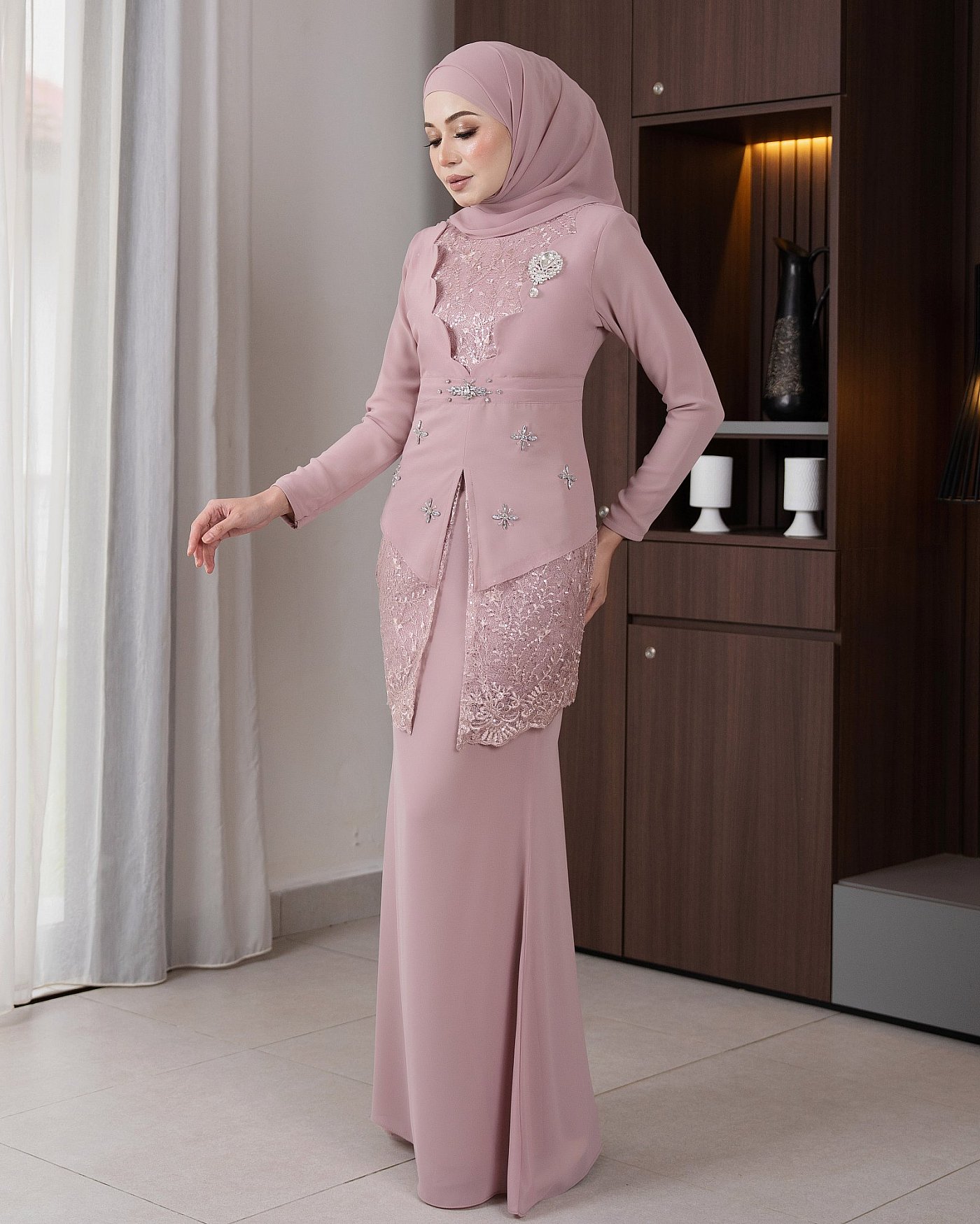 RATNA KURUNG - BLUSH PINK